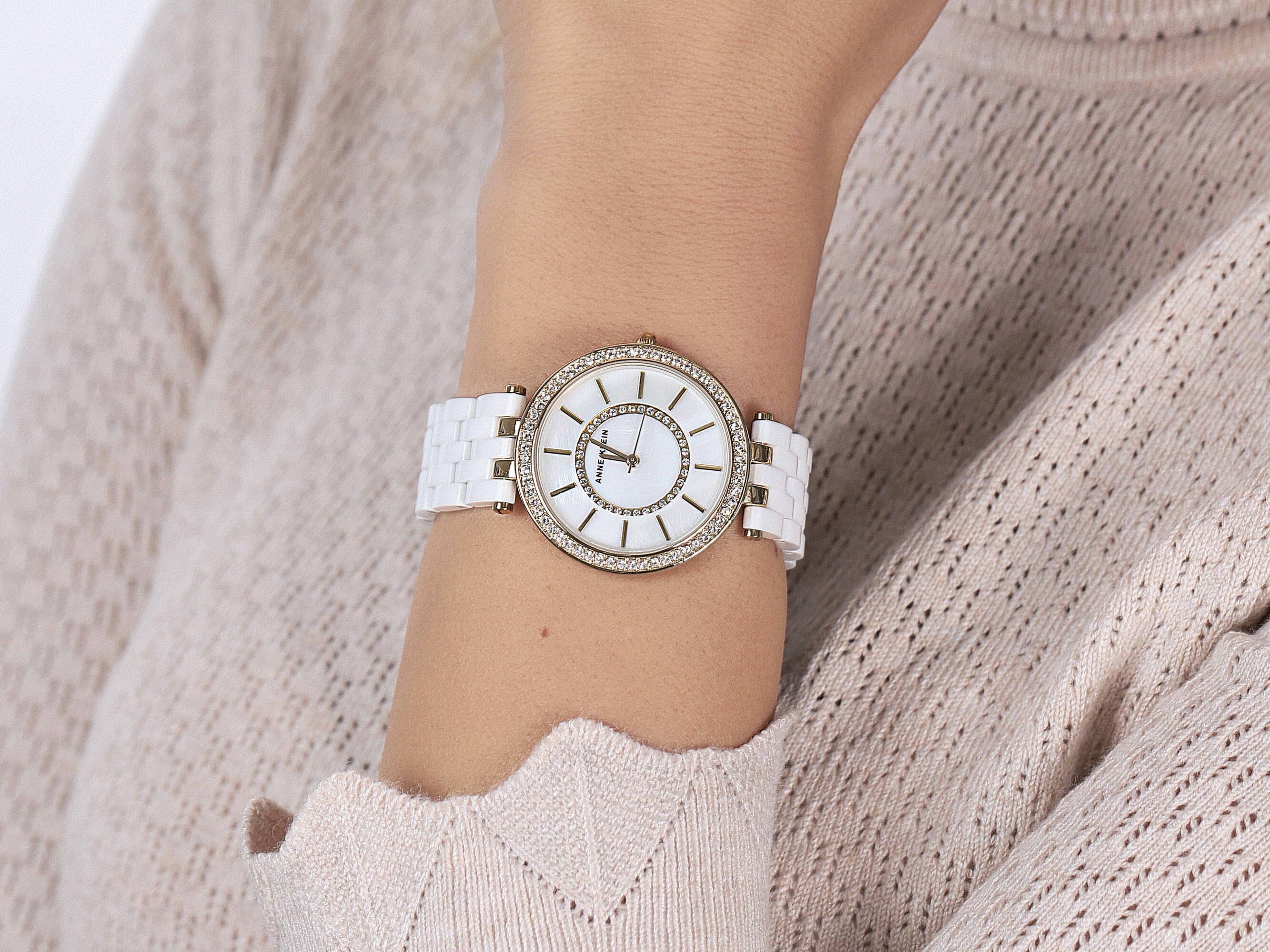 Anne Klein AK-2620WTGB damski zegarek Bransoleta bransoleta - miniatura 4