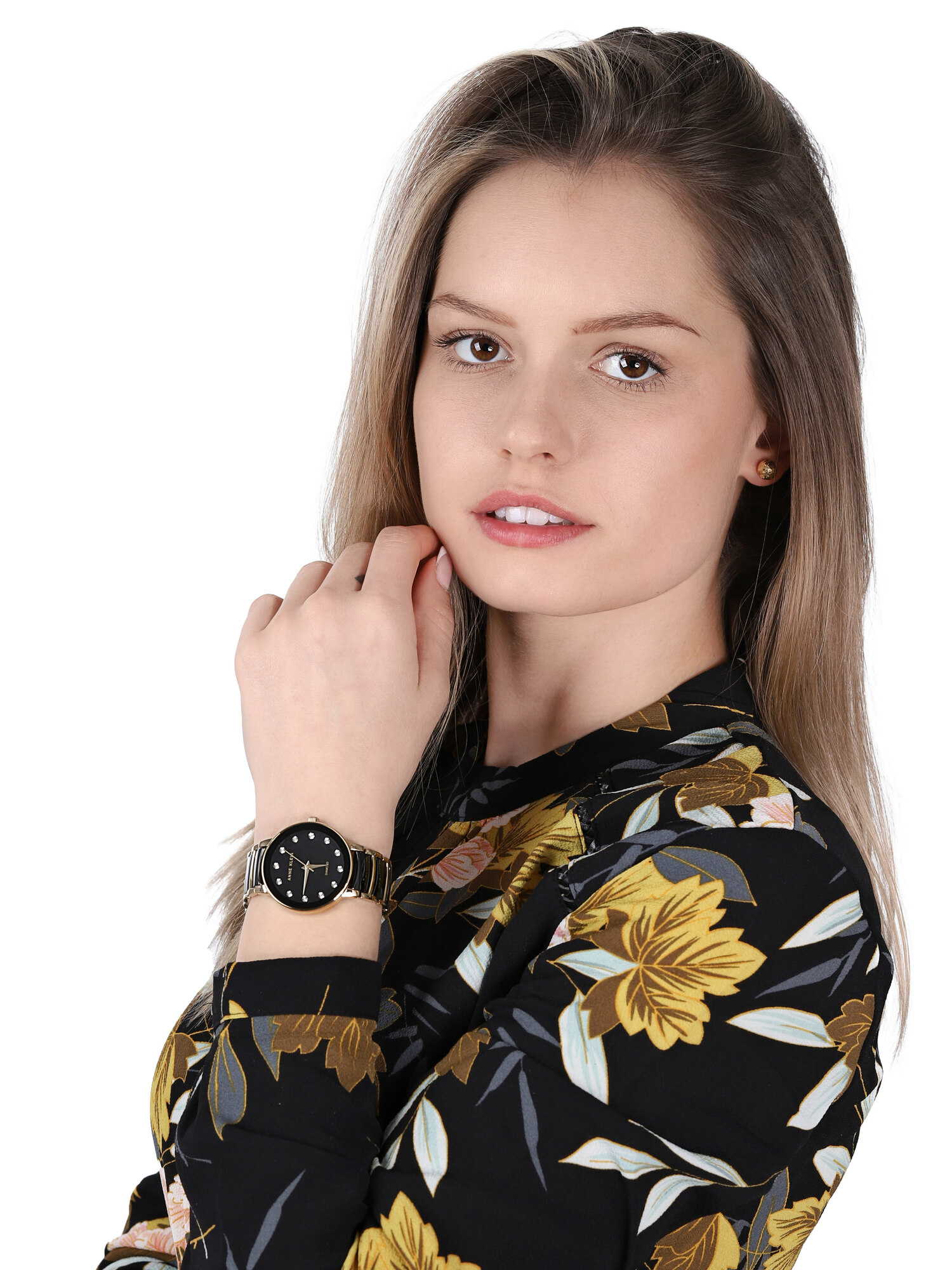 Anne Klein AK-2672BKGB zegarek damski Bransoleta - miniatura 2