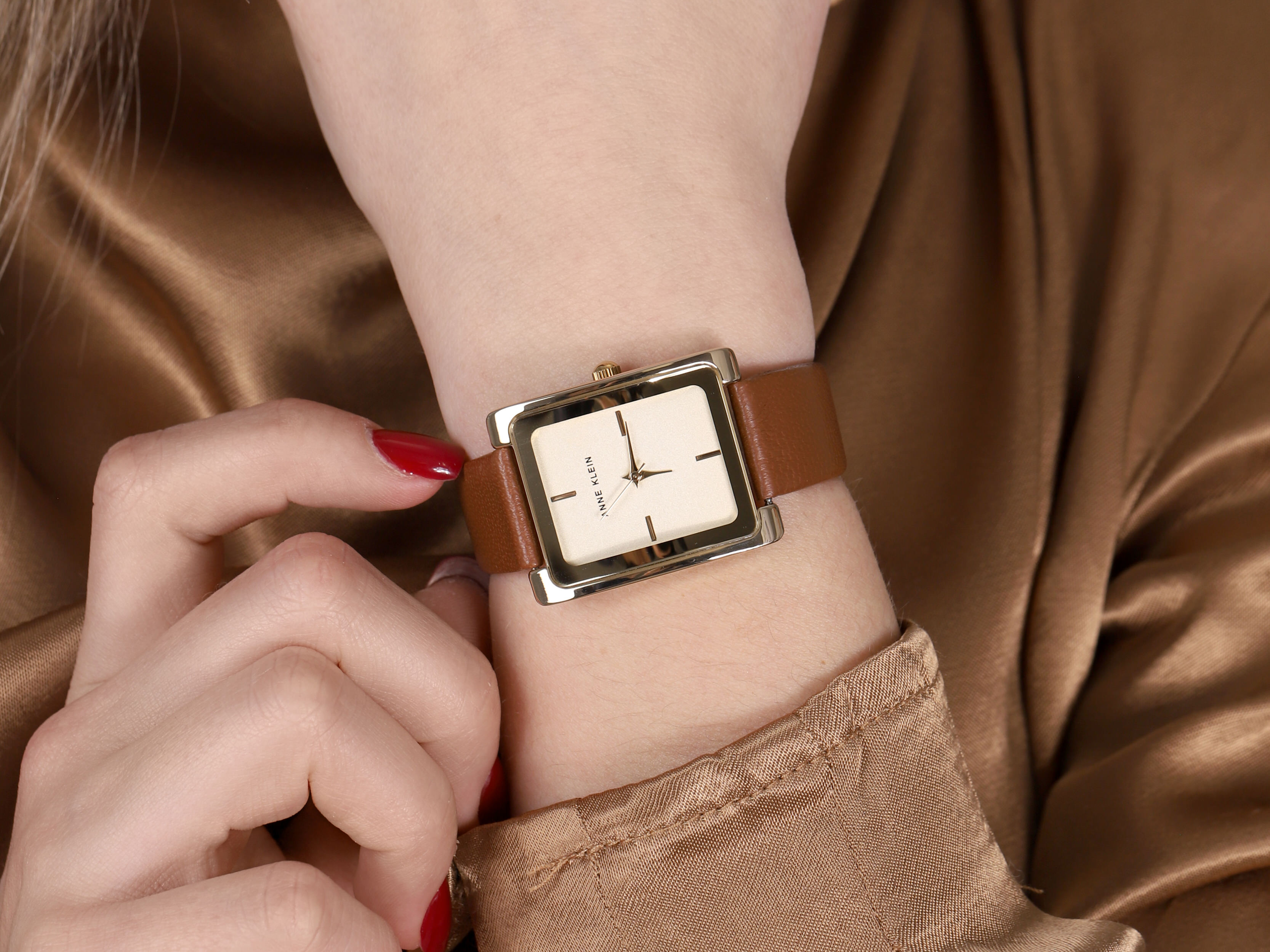 Anne Klein AK-2706CHHY zegarek damski Pasek - miniatura 4