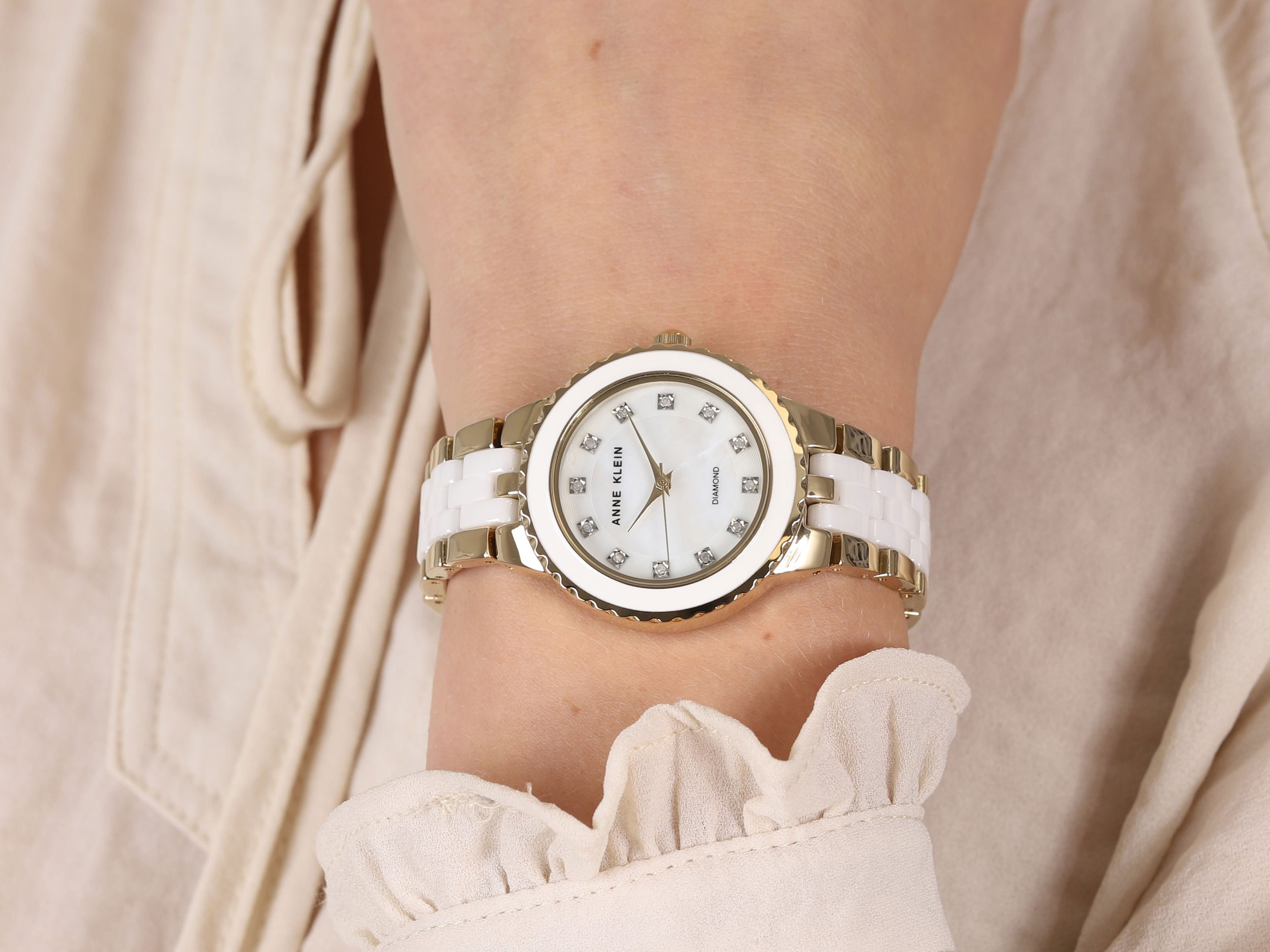 Anne Klein AK-2712WTGB zegarek damski Bransoleta - miniatura 4