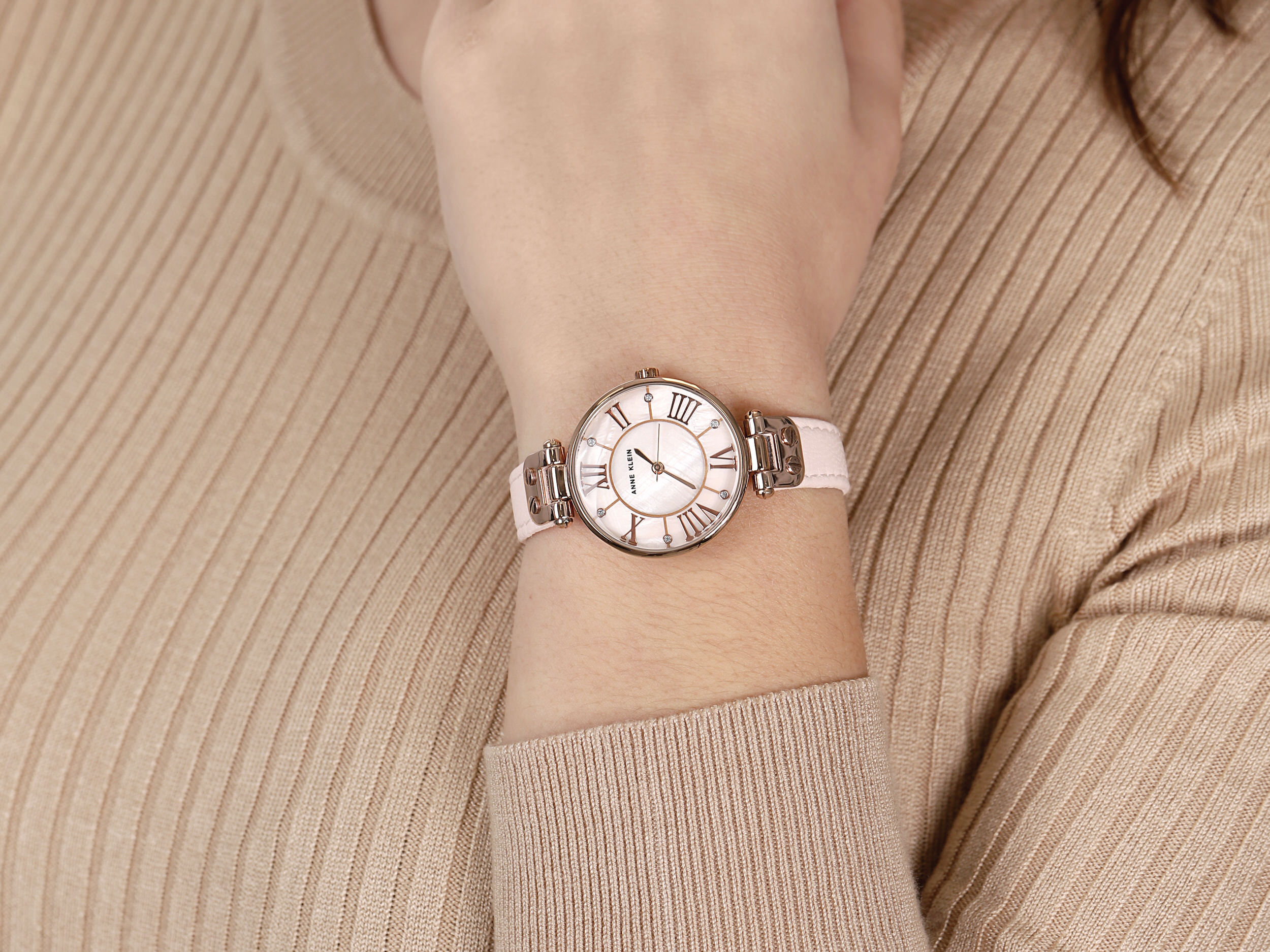 Anne Klein AK-2718RGPK damski zegarek Pasek pasek - miniatura 4