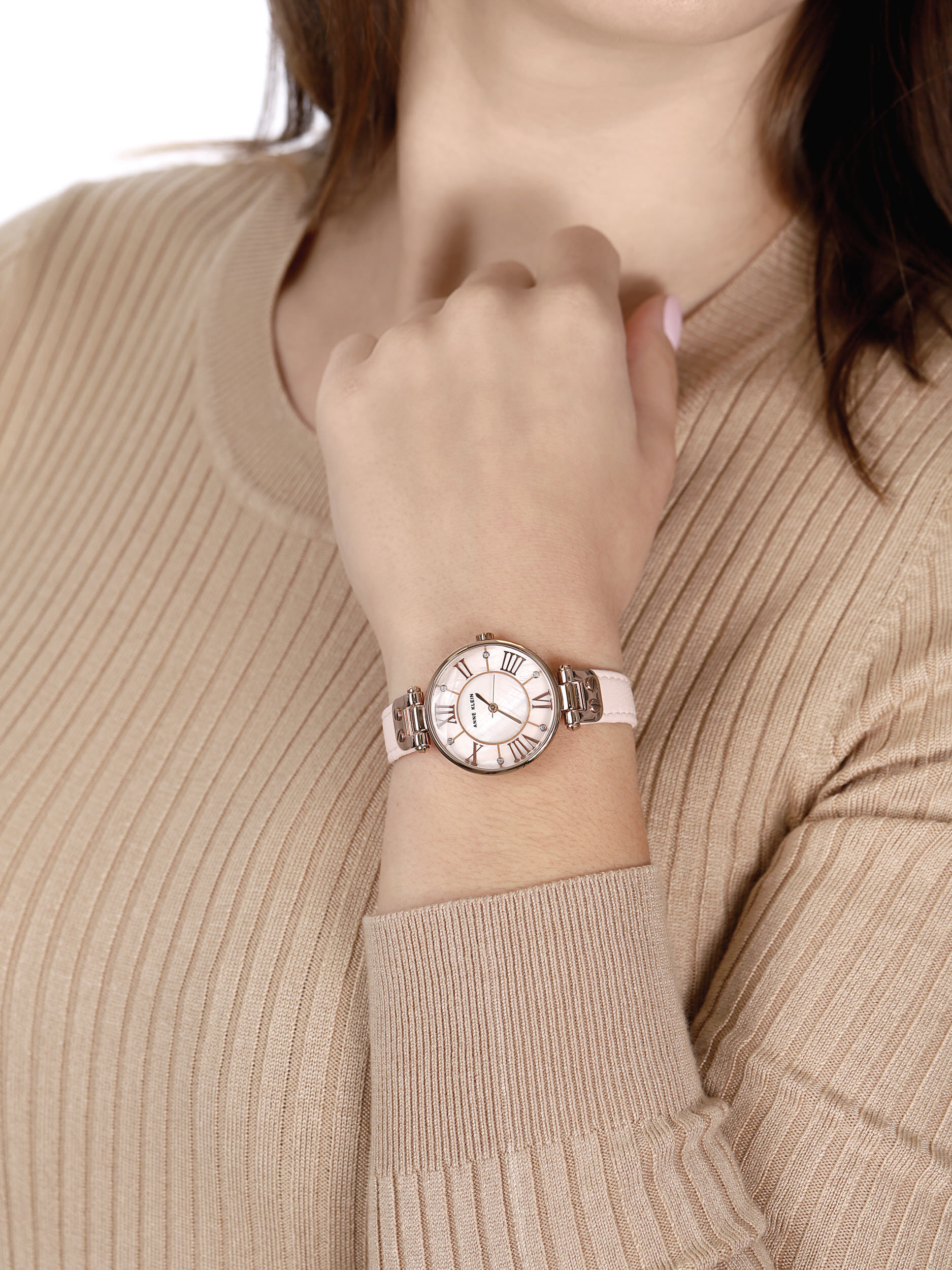 Anne Klein AK-2718RGPK zegarek klasyczny Pasek - miniatura 3