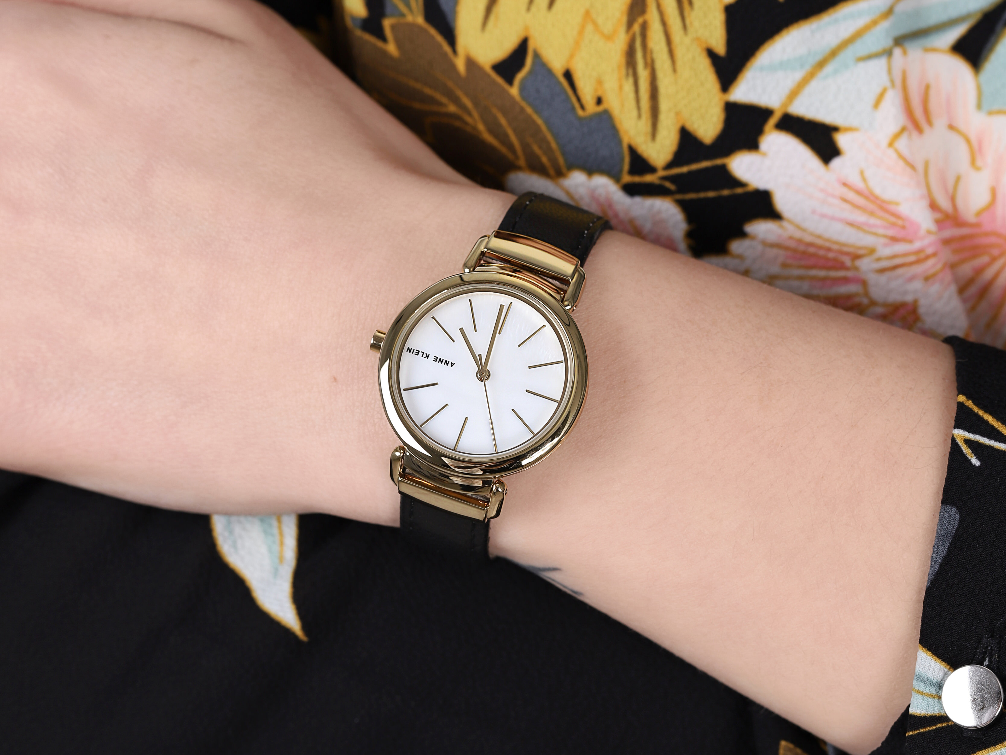 Anne Klein AK-2752MPBK damski zegarek Pasek pasek - miniatura 4