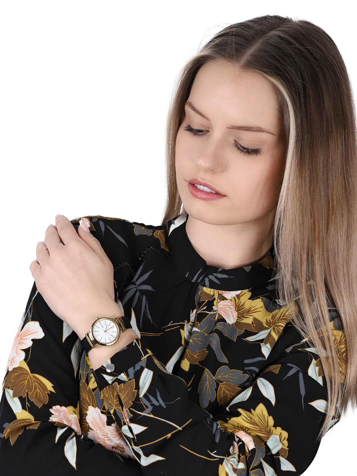 Anne Klein AK-2752MPBK zegarek damski Pasek - miniatura 2