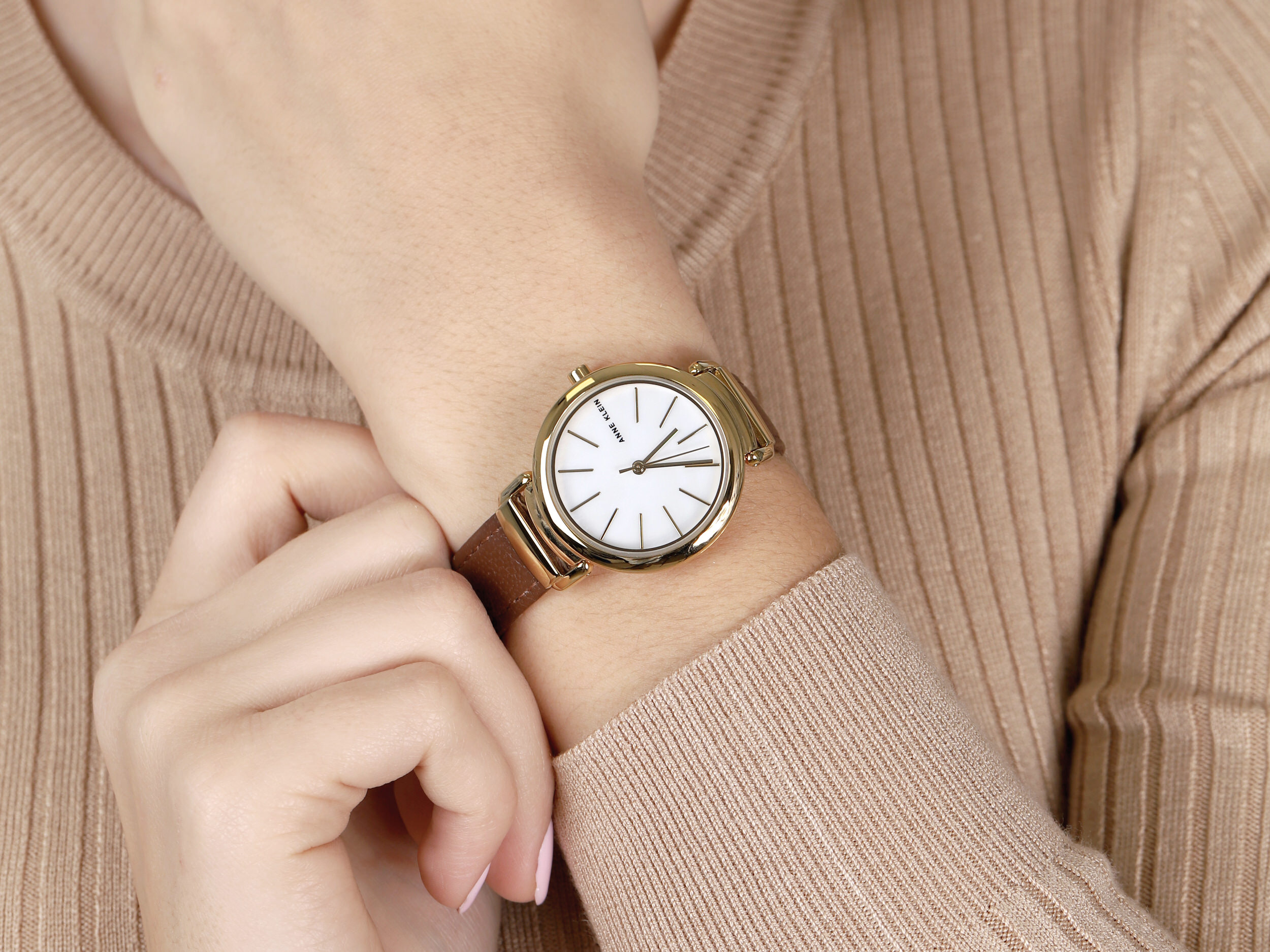 Anne Klein AK-2752MPBN zegarek damski Pasek - miniatura 4