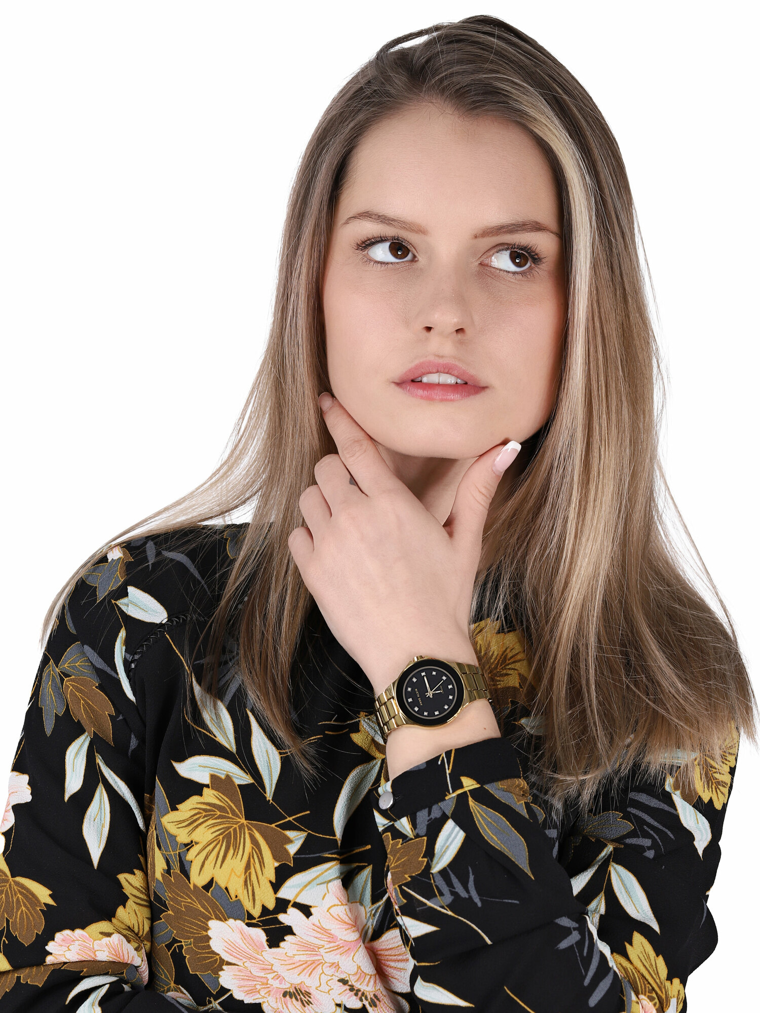 Anne Klein AK-2754BKGB zegarek damski Bransoleta - miniatura 2