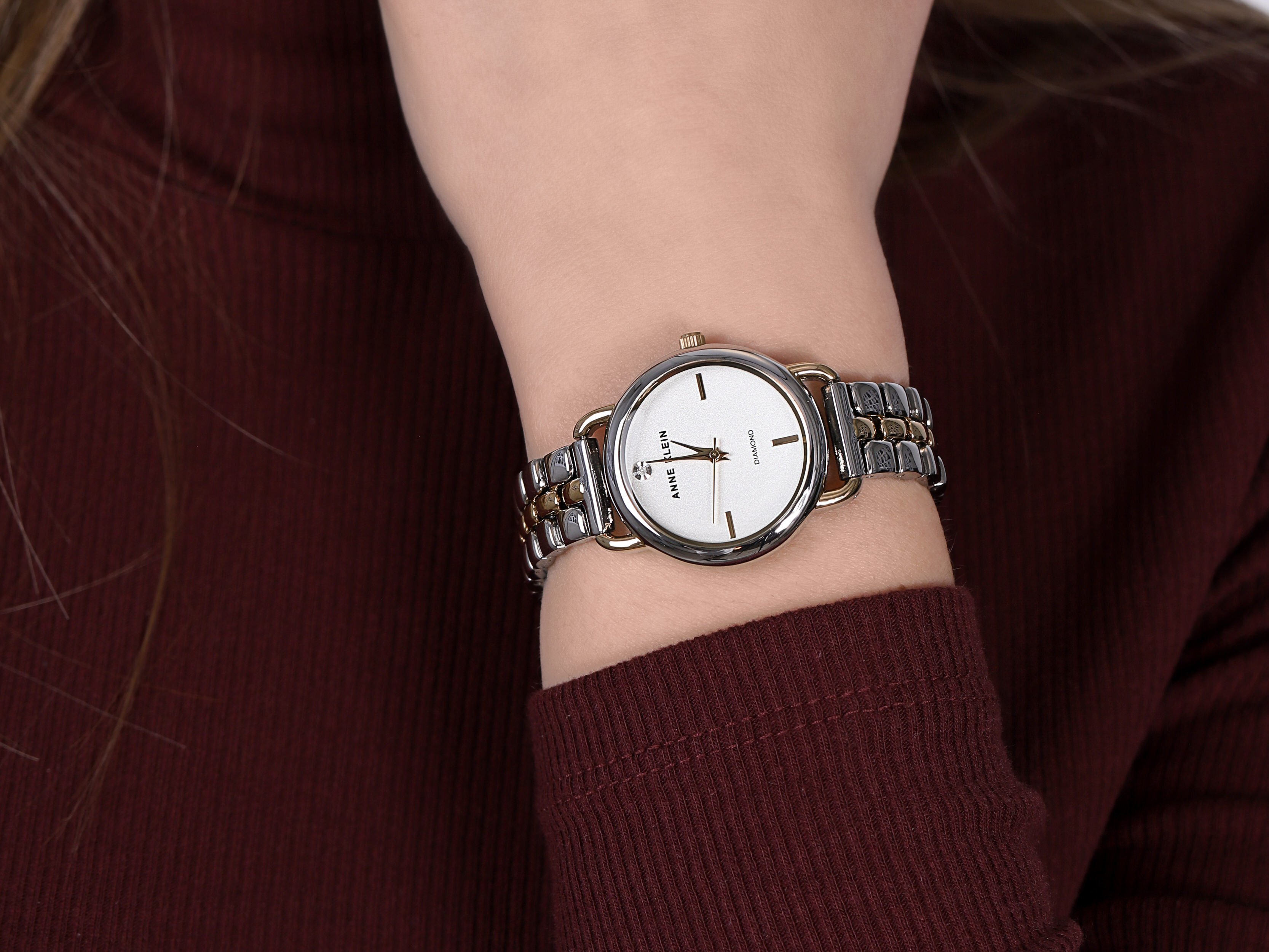 Anne Klein AK-2795SVTT zegarek damski Bransoleta - miniatura 4