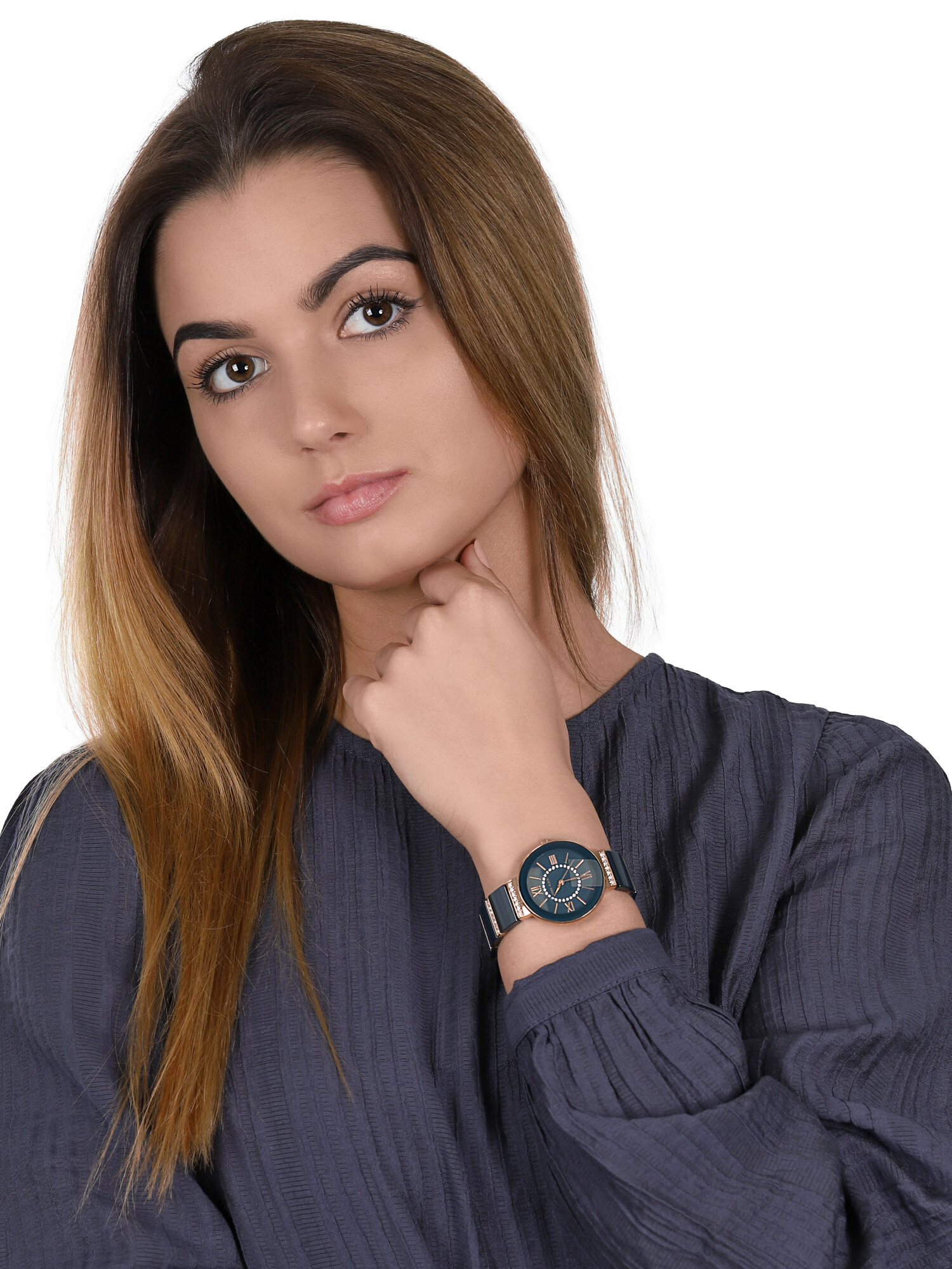 Anne Klein AK-2832NVRG zegarek klasyczny Bransoleta - miniatura 2