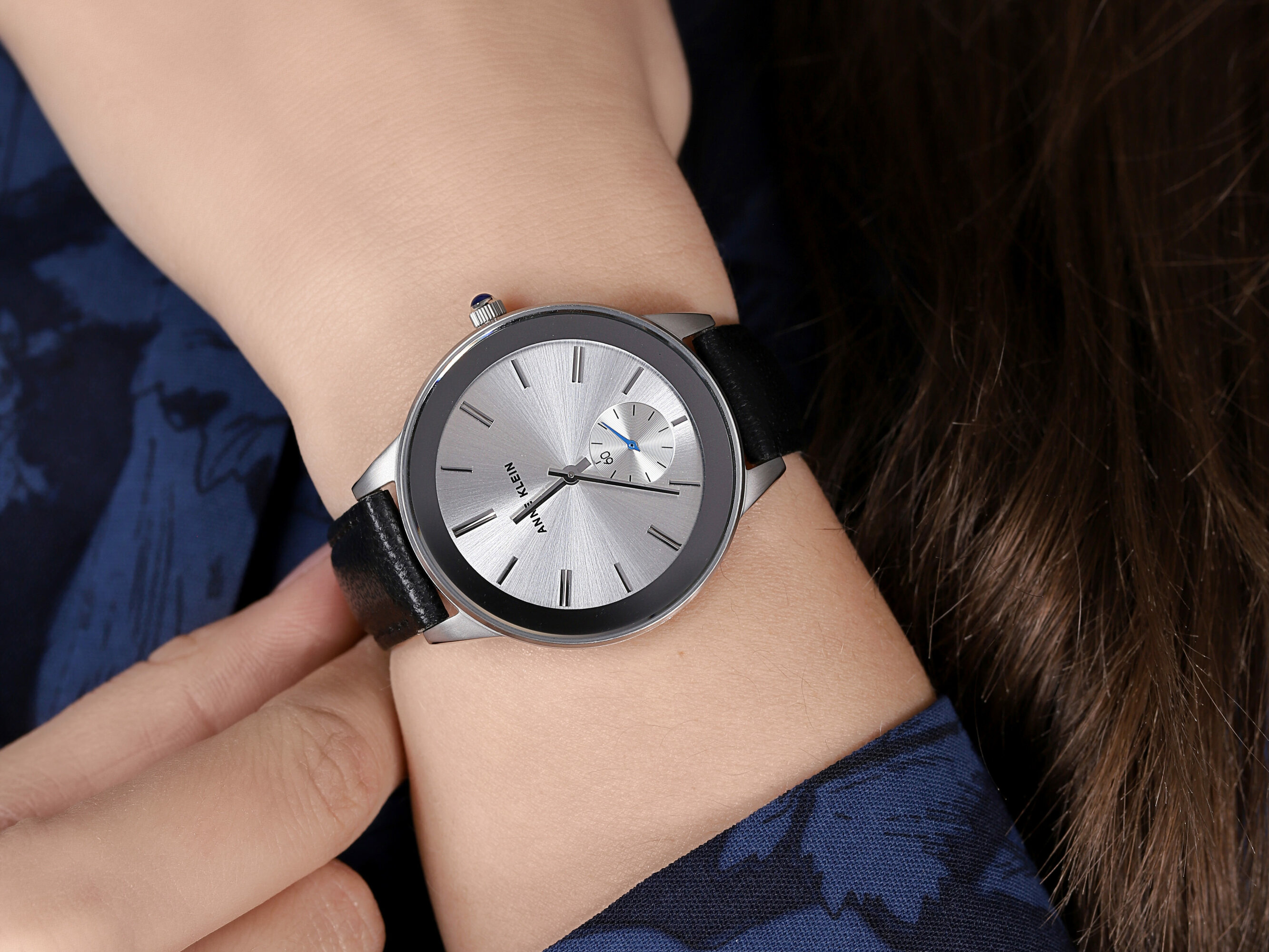 Anne Klein AK-2981SVBK zegarek klasyczny Pasek - miniatura 4
