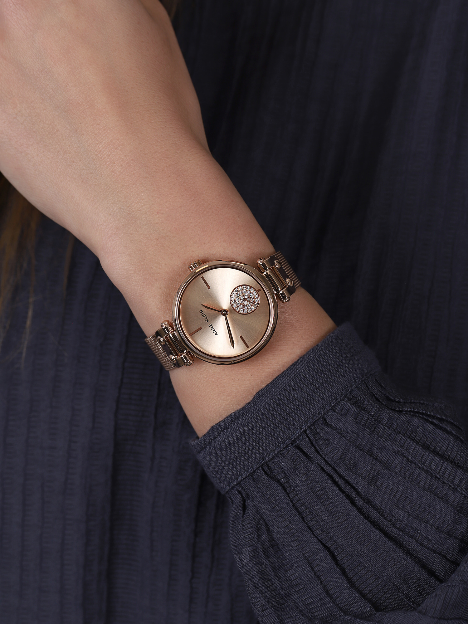 Anne Klein AK-3000RGRG damski zegarek Bransoleta bransoleta - miniatura 3