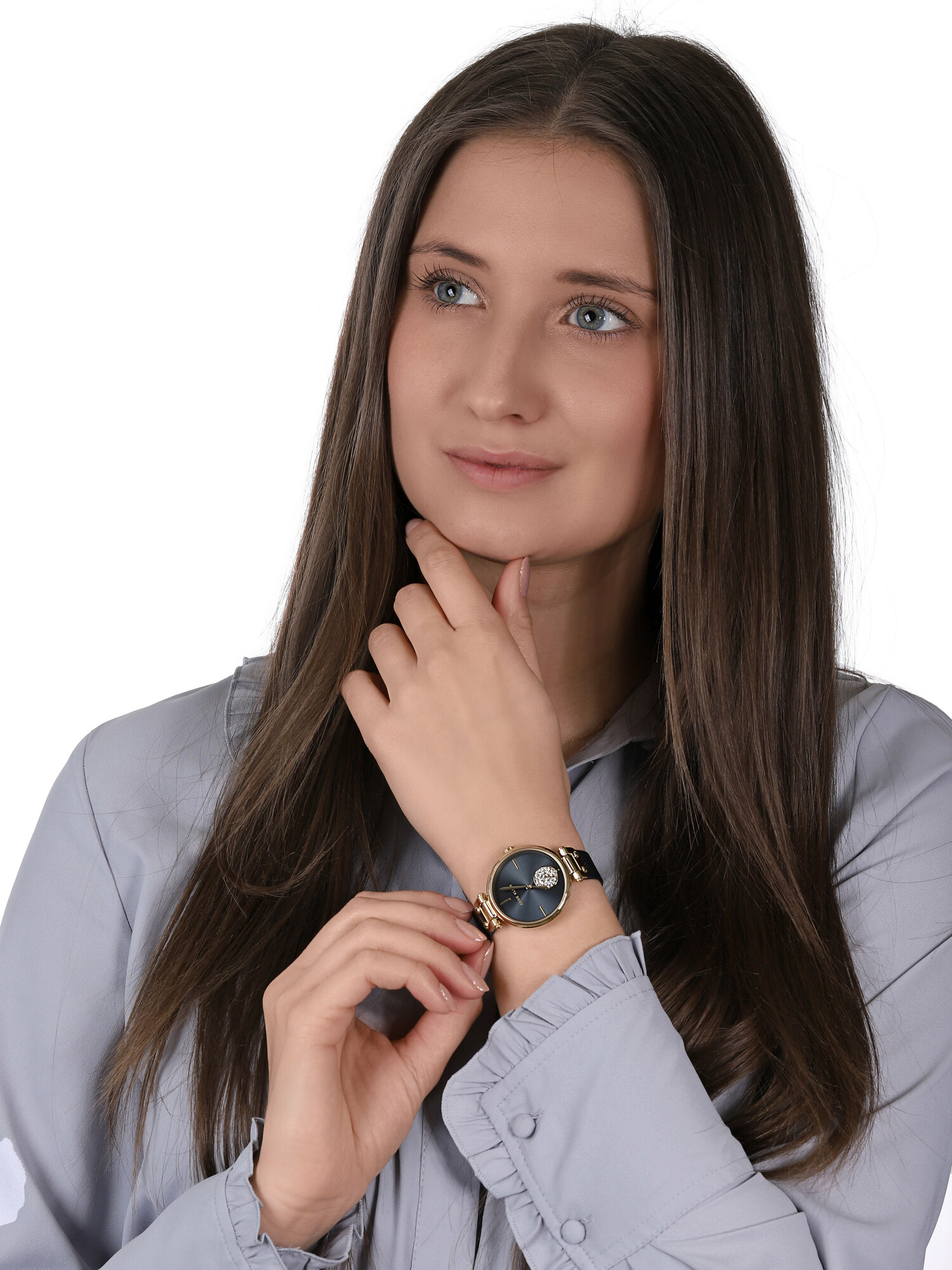 Anne Klein AK-3001GPBL zegarek klasyczny Bransoleta - miniatura 2