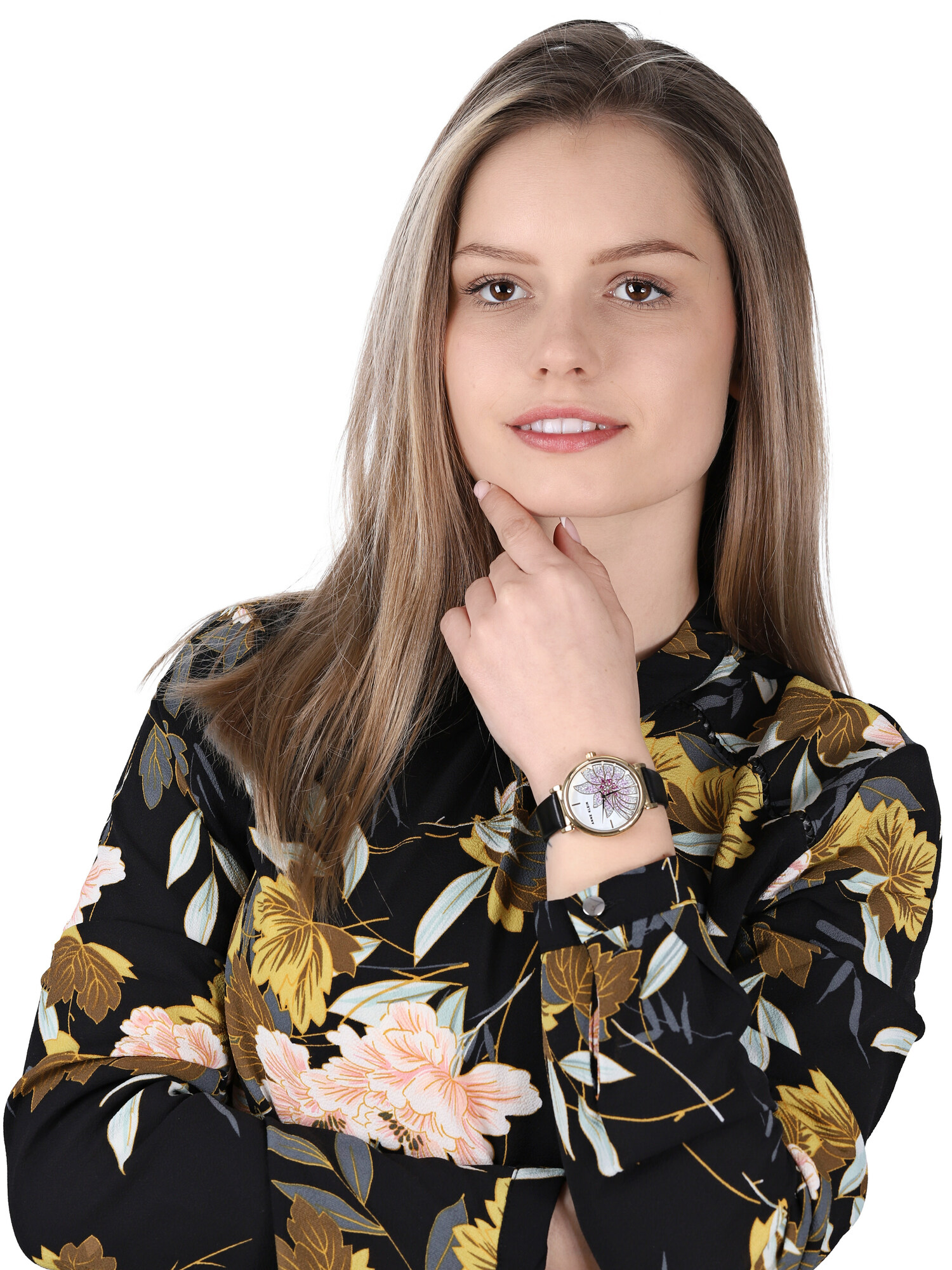 Anne Klein AK-3064MPBK zegarek damski Pasek - miniatura 2