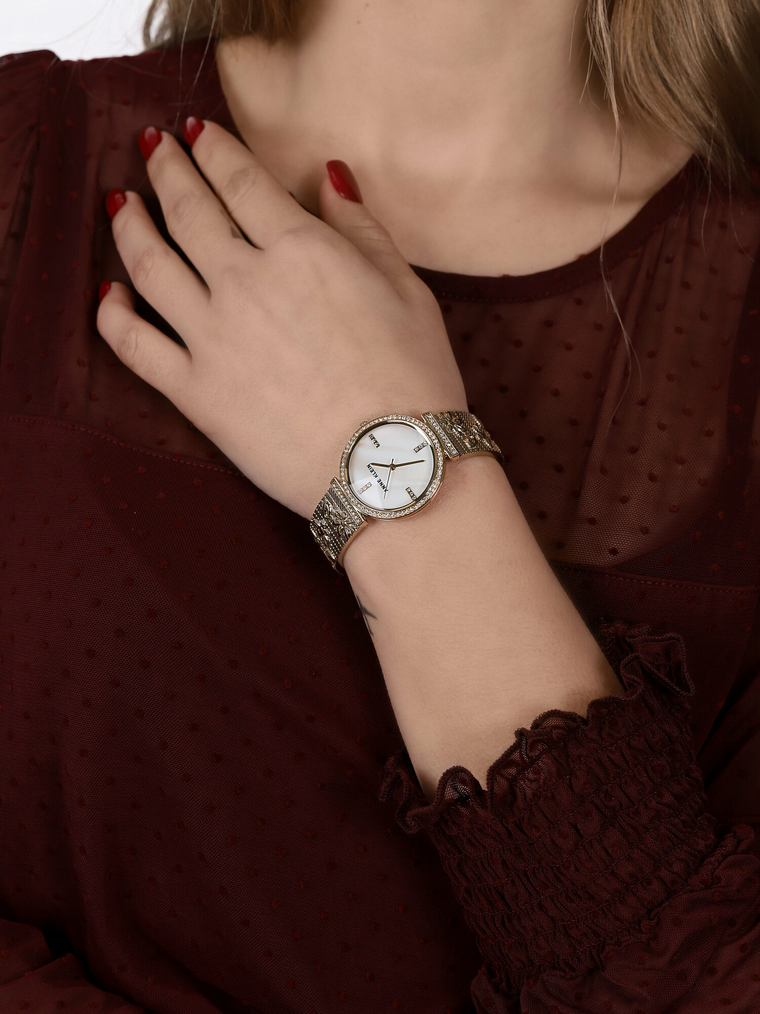 Anne Klein AK-3146MPGB damski zegarek Bransoleta bransoleta - miniatura 3