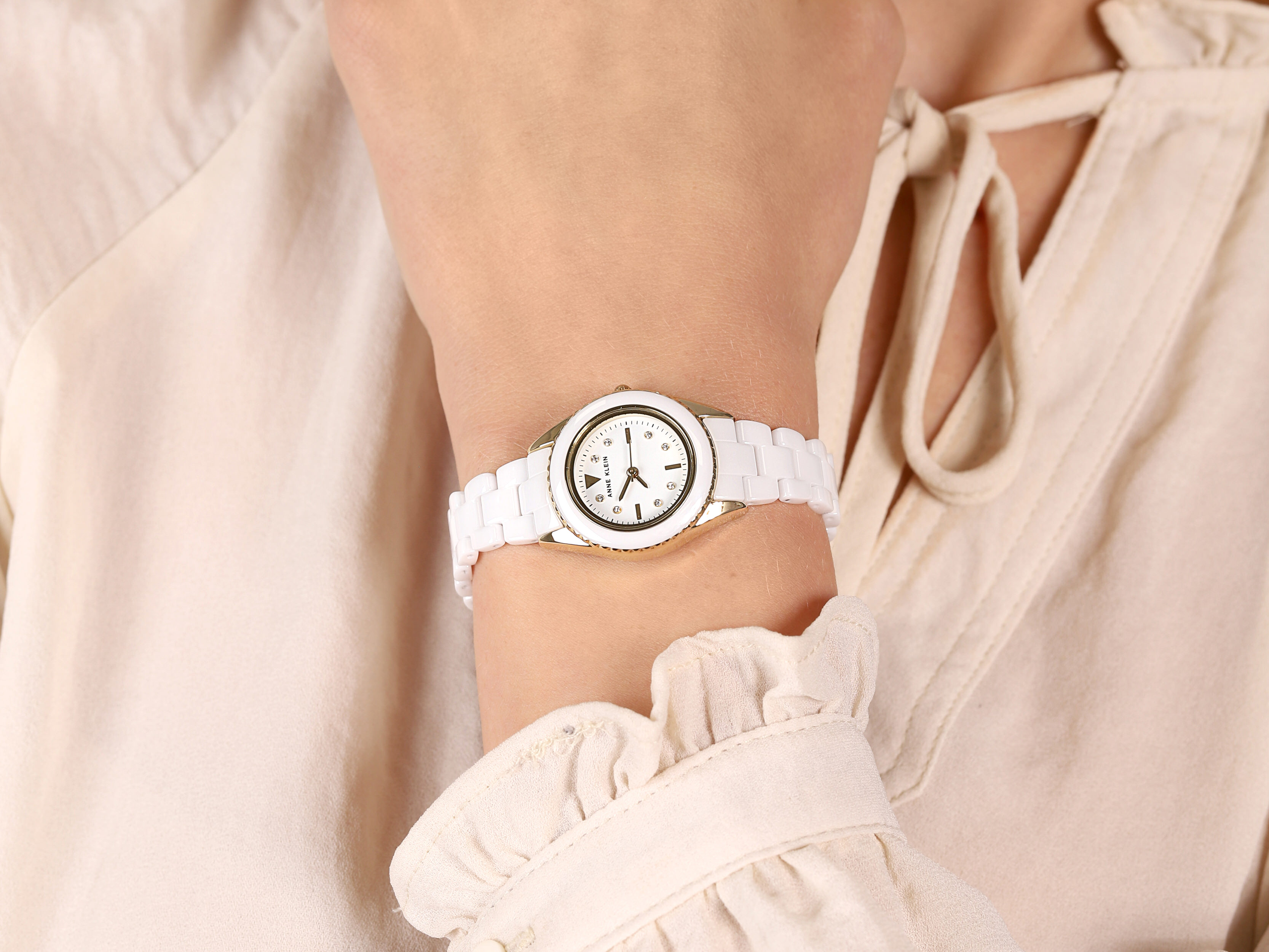 Anne Klein AK-3164WTGB damski zegarek Bransoleta bransoleta - miniatura 4