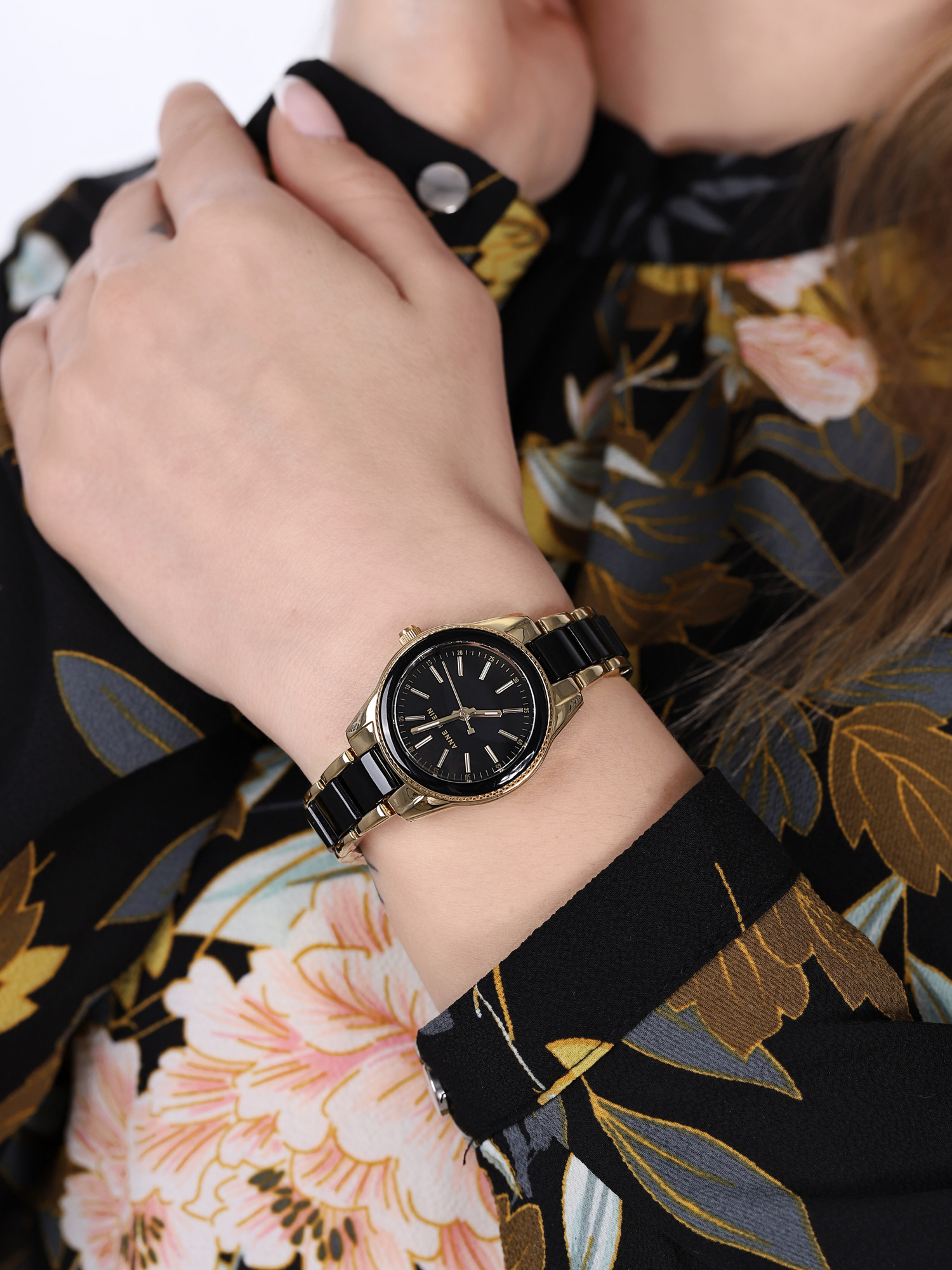 Anne Klein AK-3212BKGB damski zegarek Bransoleta bransoleta - miniatura 3