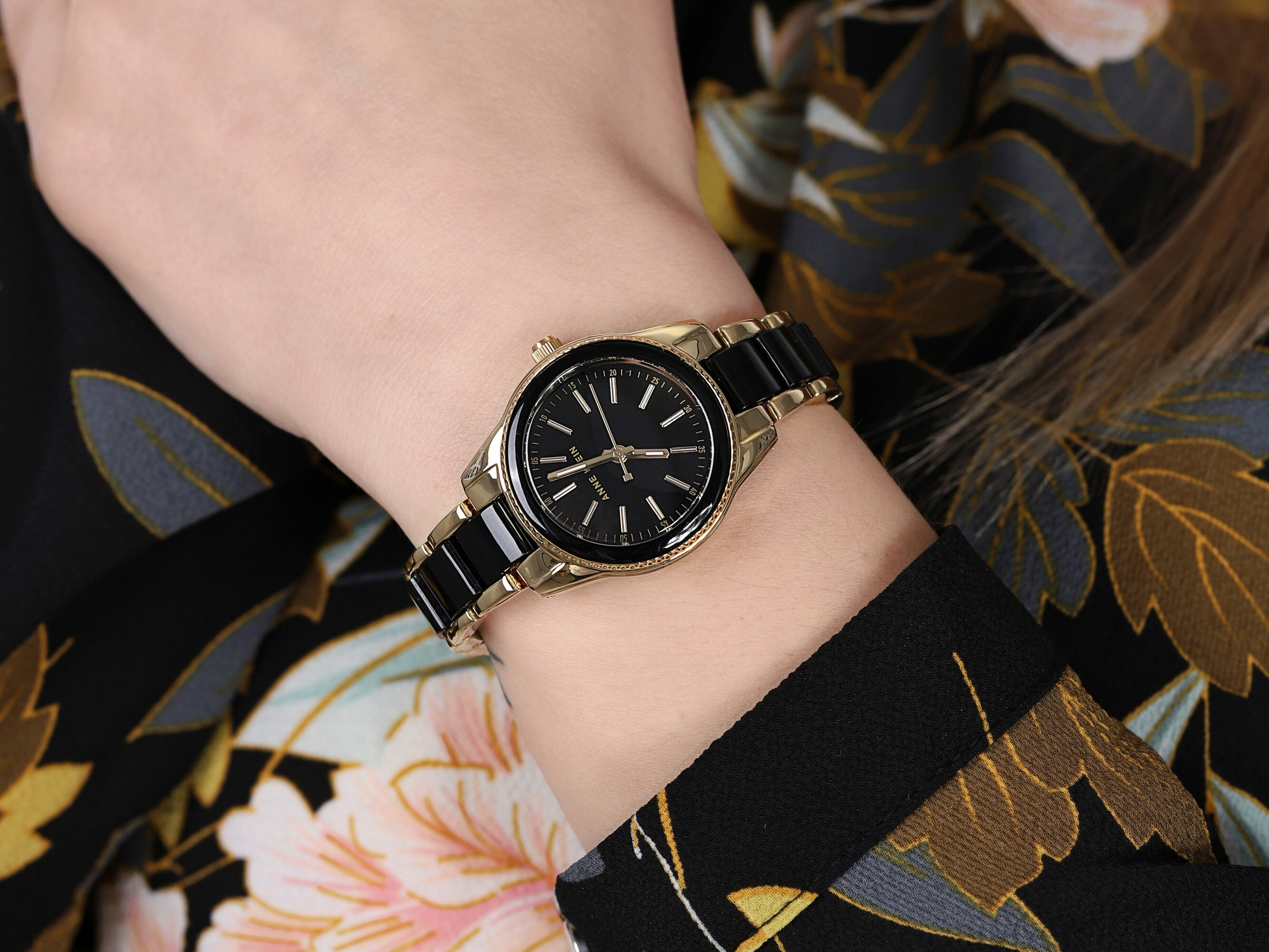 Anne Klein AK-3212BKGB zegarek damski Bransoleta - miniatura 4