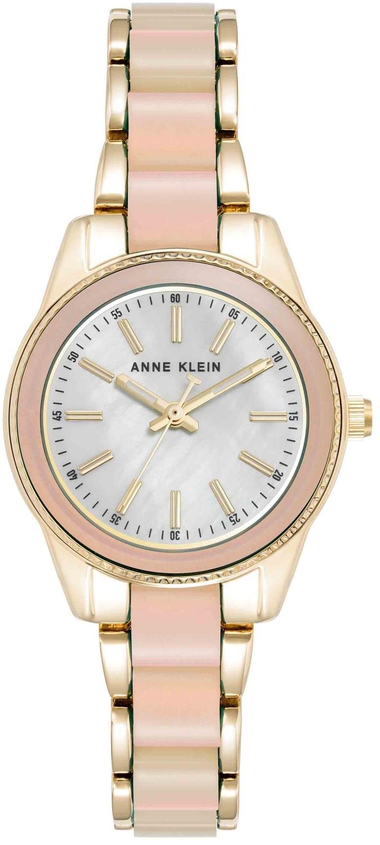 Anne Klein Pearlescent Acetate Link Bracelet AK-3212IRGB