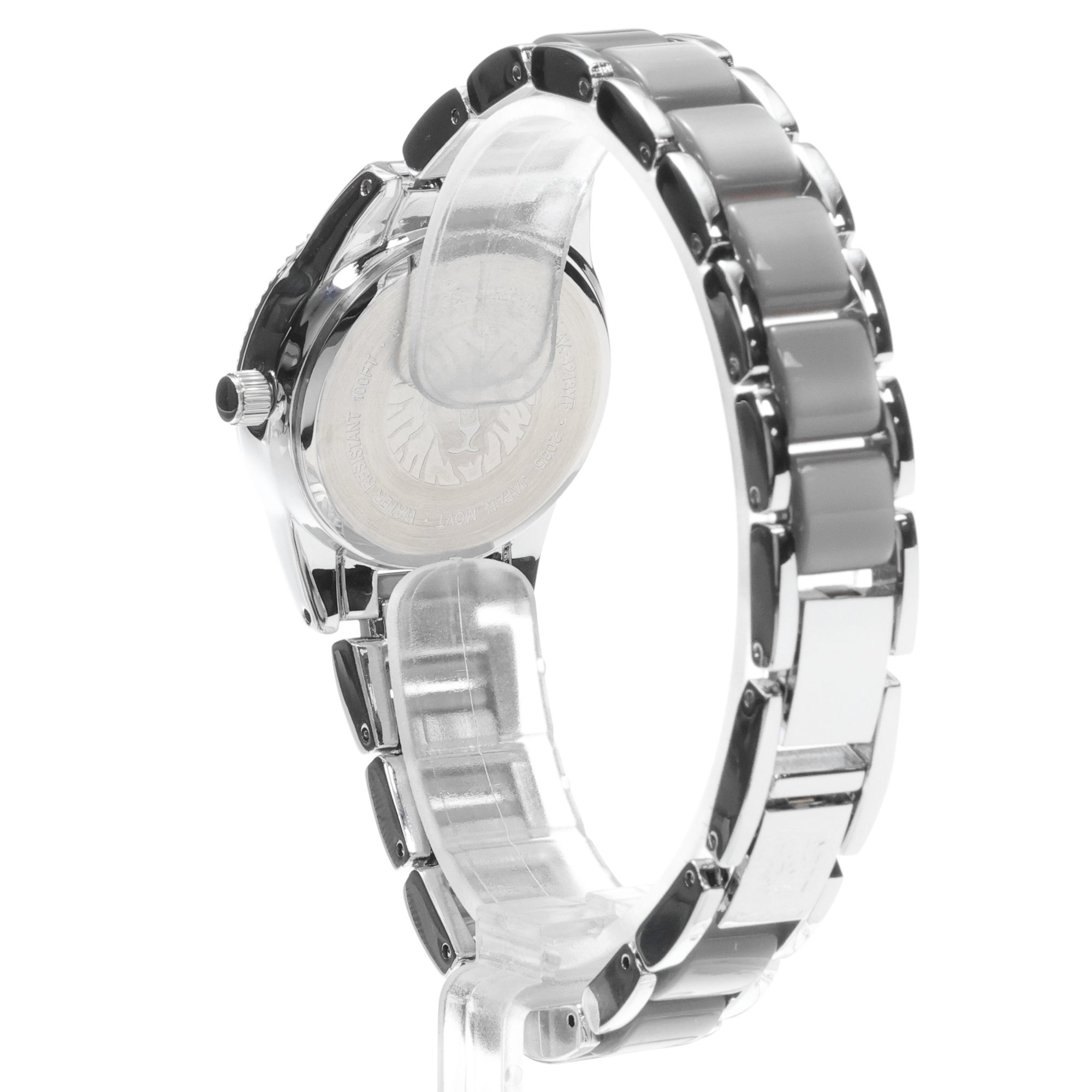 Anne Klein AK-3213GYSV Bransoleta fashion-modowy zegarek srebrny - miniatura 4