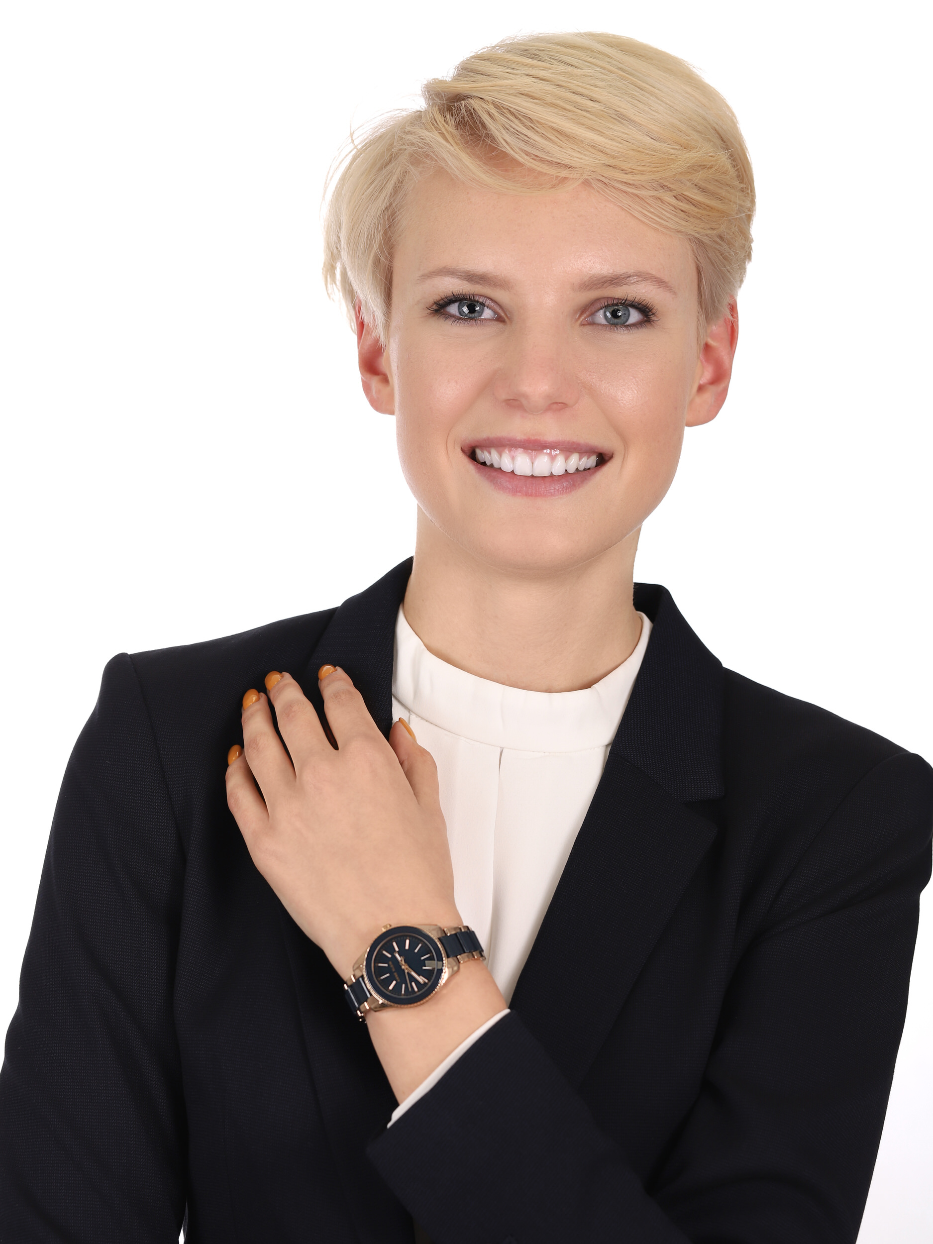 Anne Klein AK-3214NVRG zegarek damski Bransoleta - miniatura 2