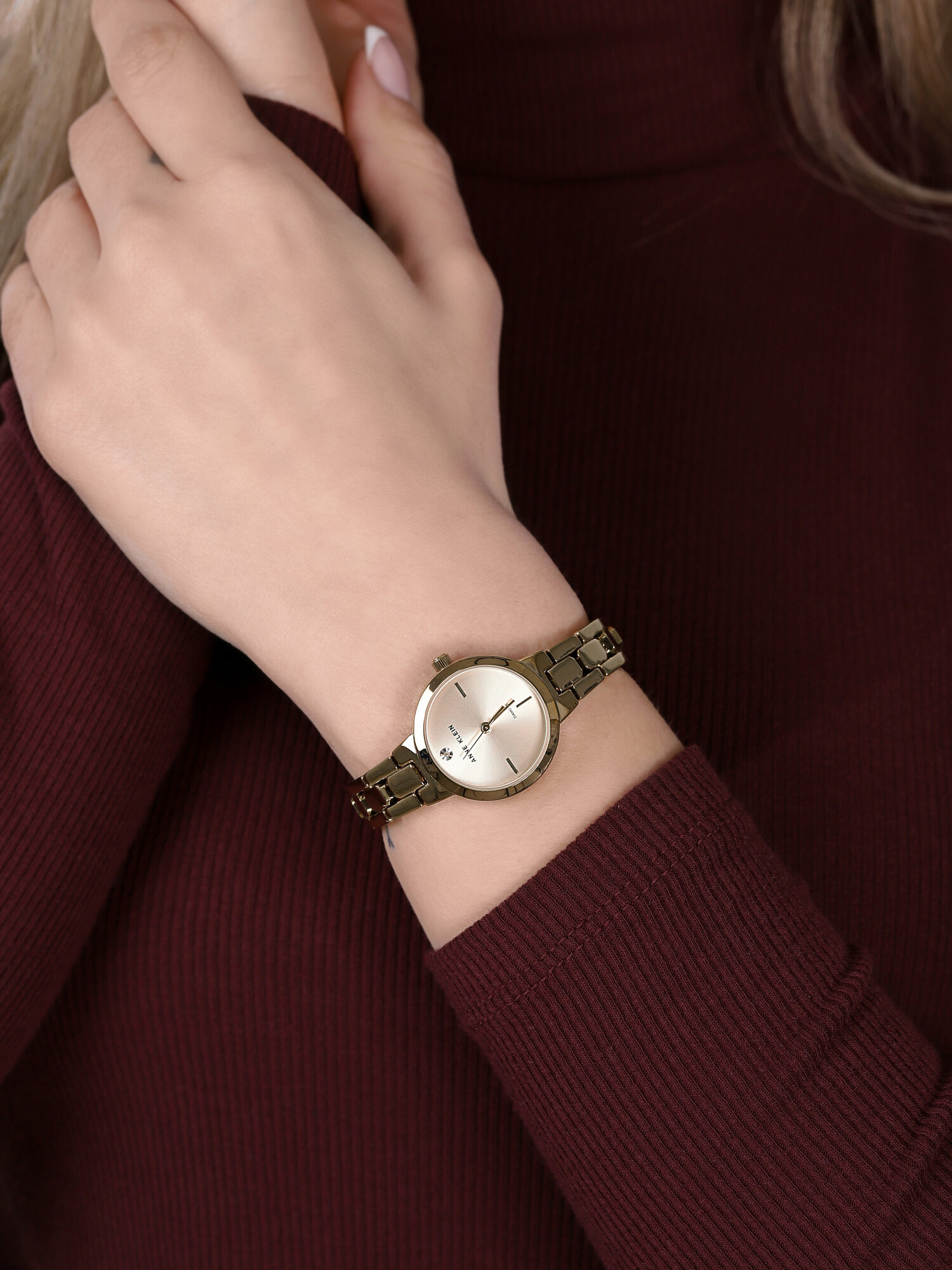 Anne Klein AK-3234CHGB damski zegarek Bransoleta bransoleta - miniatura 3