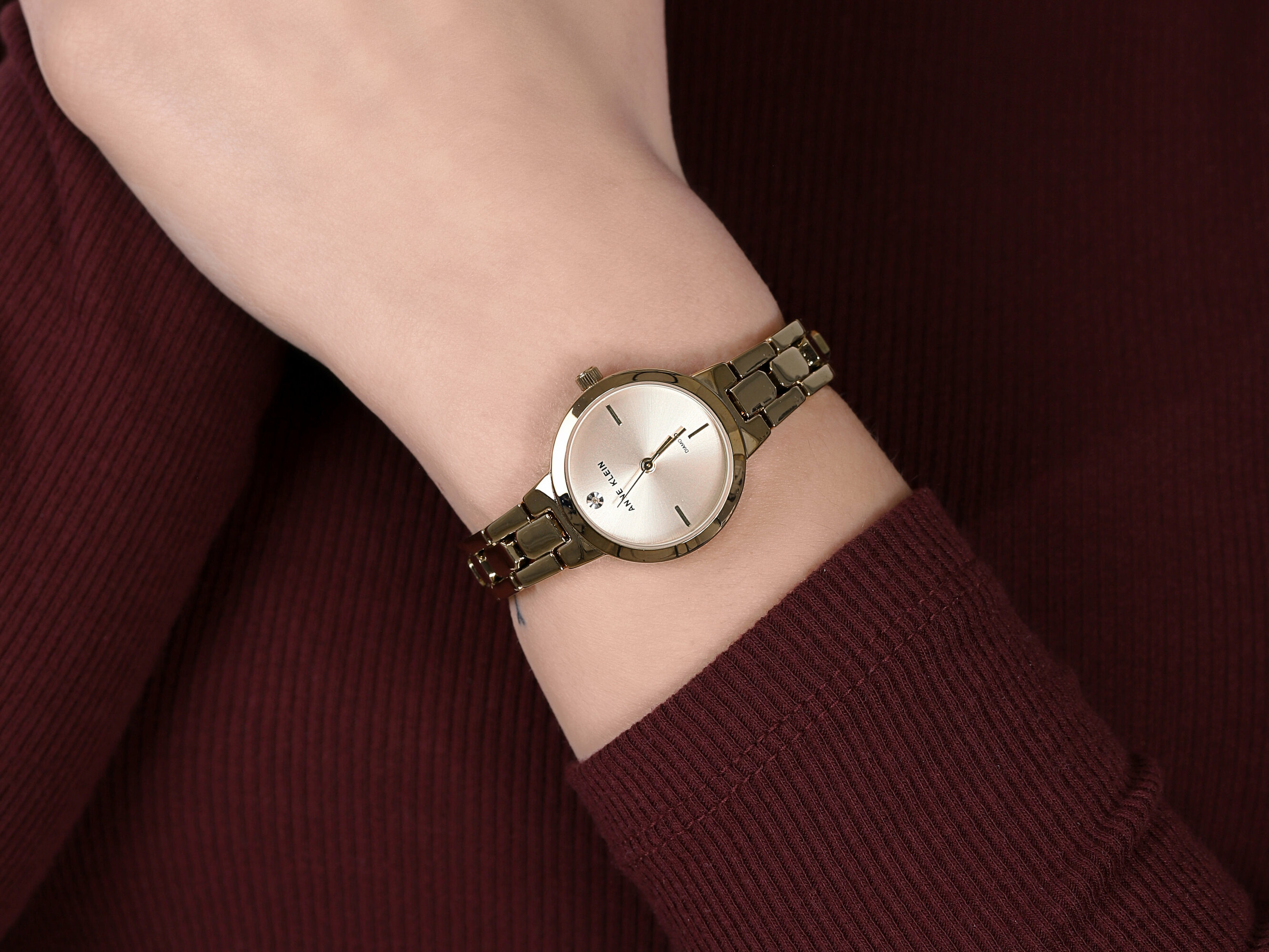 Anne Klein AK-3234CHGB zegarek damski Bransoleta - miniatura 4