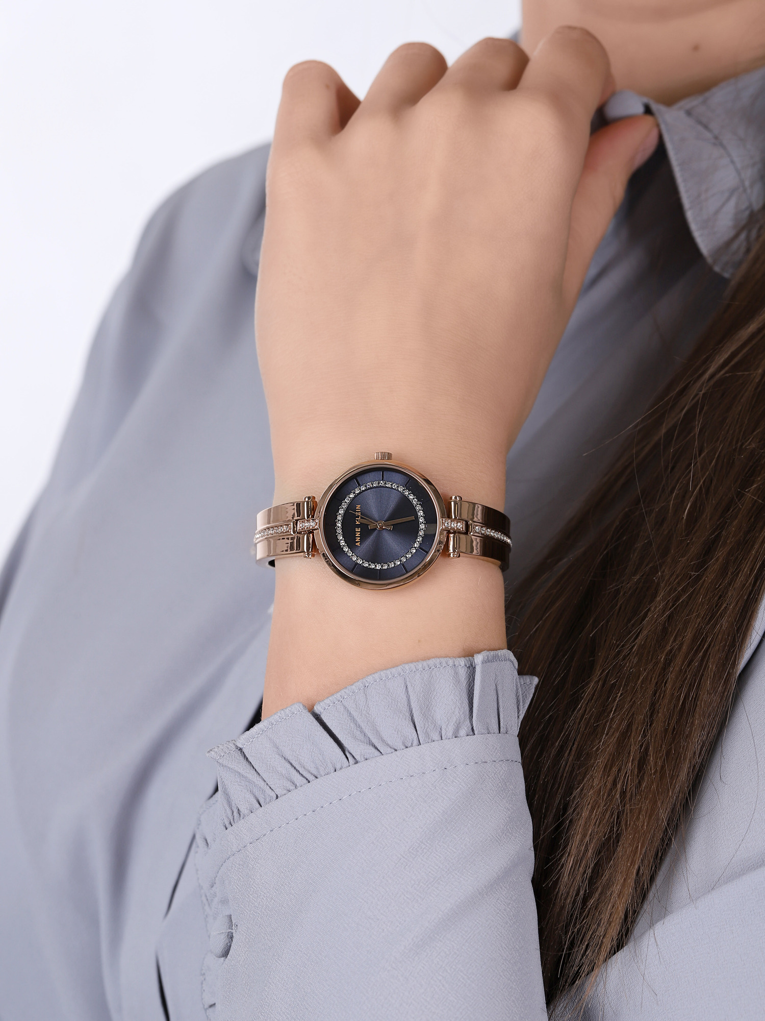 Anne Klein AK-3248NVRG zegarek damski Bransoleta - miniatura 3