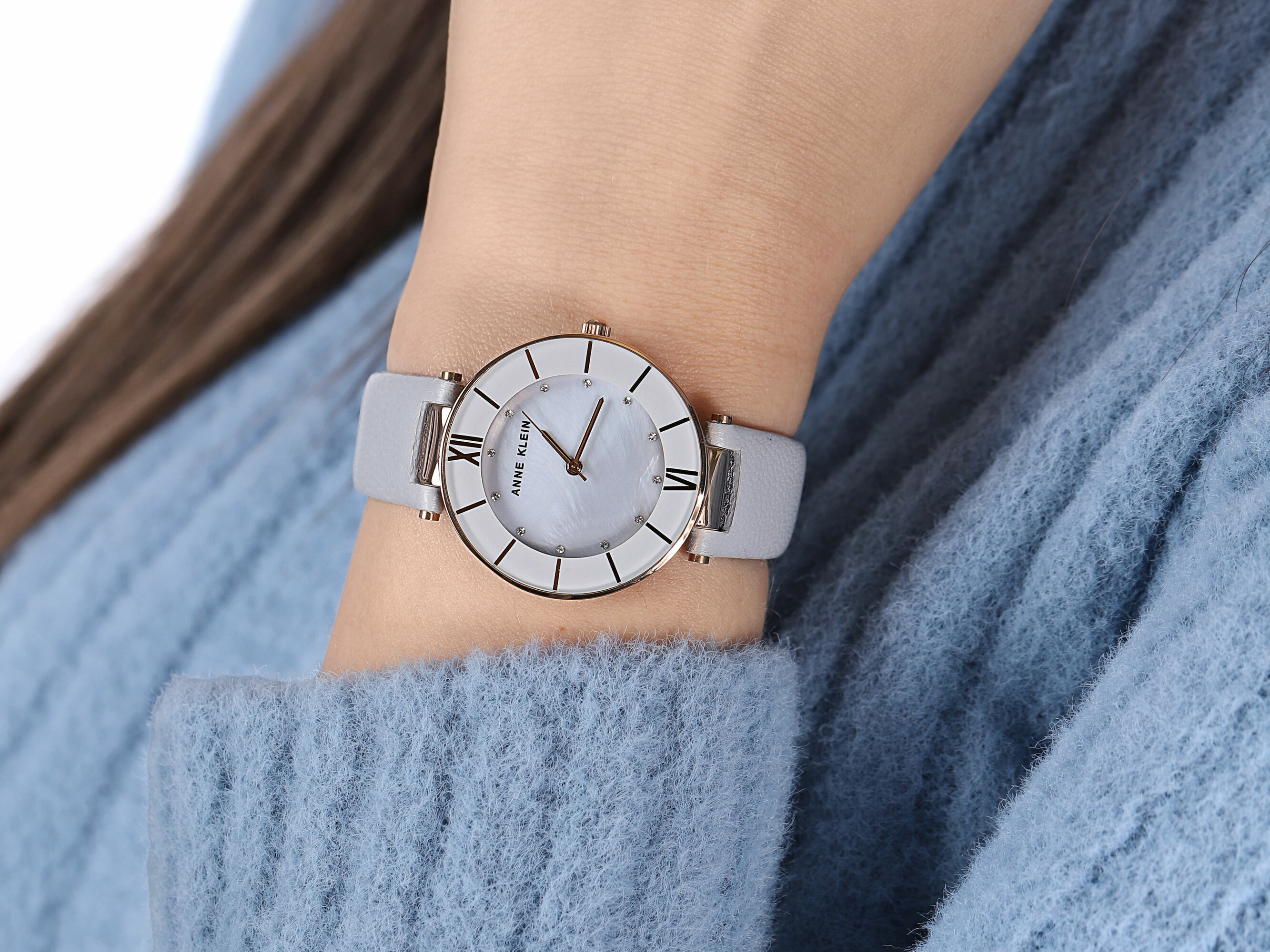 Anne Klein AK-3272RGLG damski zegarek Pasek pasek - miniatura 4