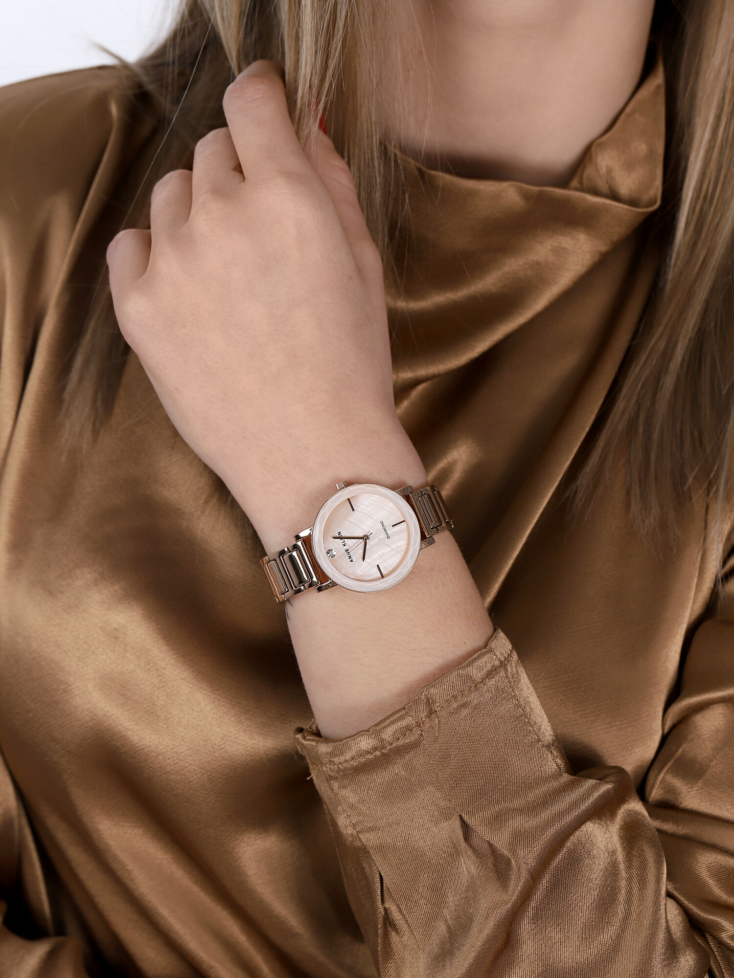 Anne Klein AK-3278PMRG zegarek różowe złoto fashion/modowy Bransoleta bransoleta - miniatura 3