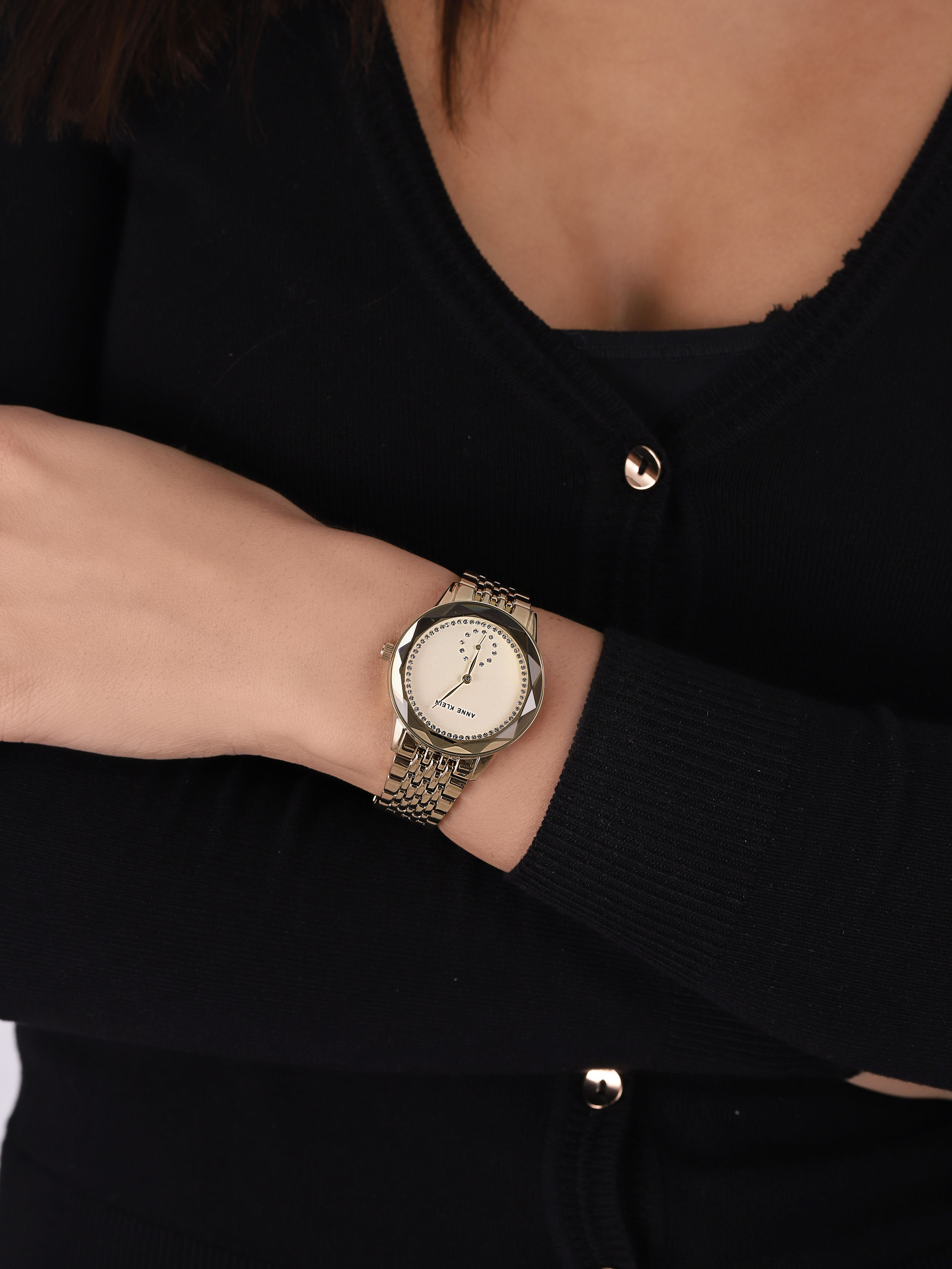 Anne Klein AK-3506CHGB zegarek klasyczny Bransoleta - miniatura 3