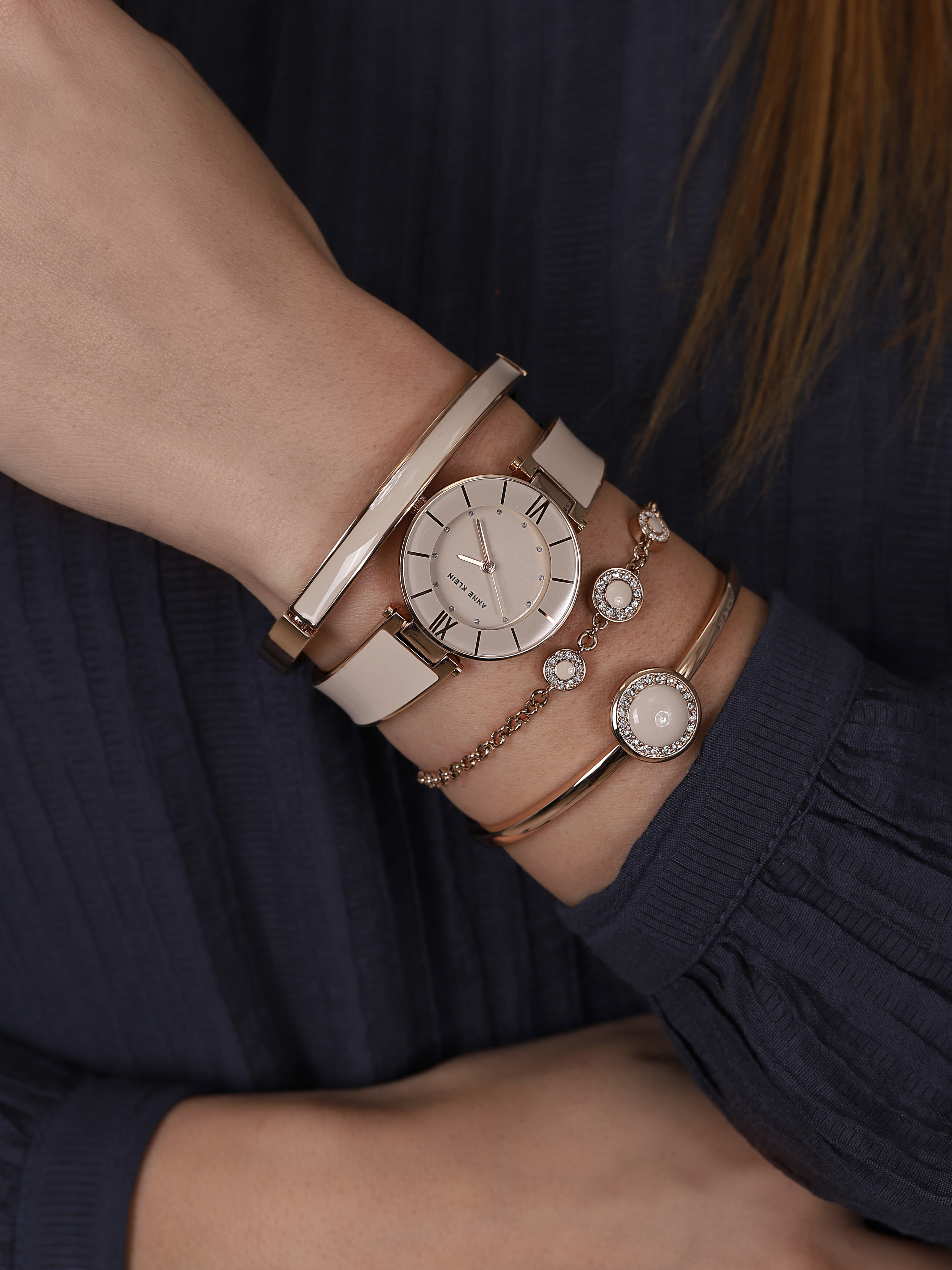 Anne Klein AK-3514BHST damski zegarek Bransoleta bransoleta - miniatura 3