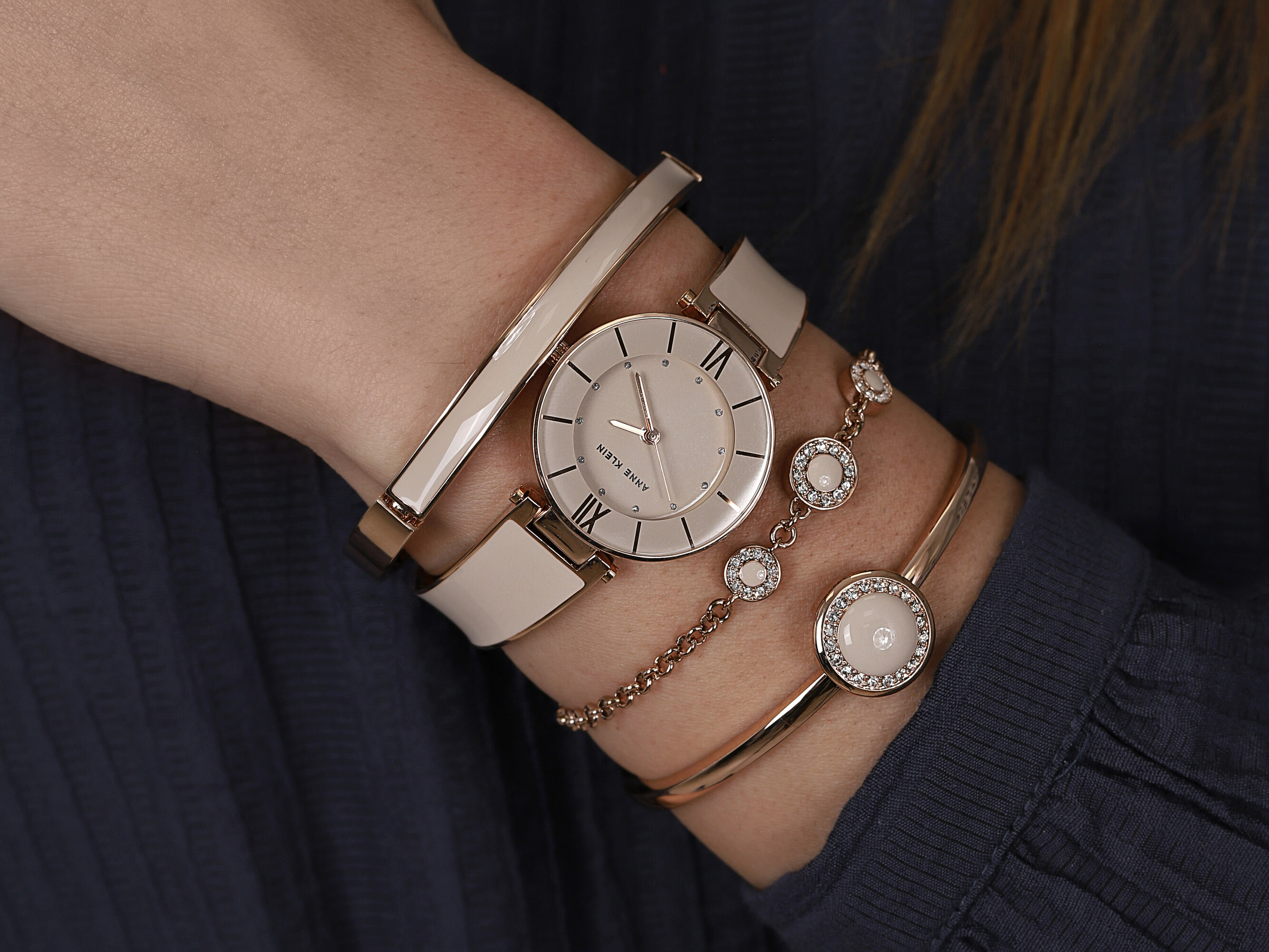 Anne Klein AK-3514BHST zegarek damski Bransoleta - miniatura 4
