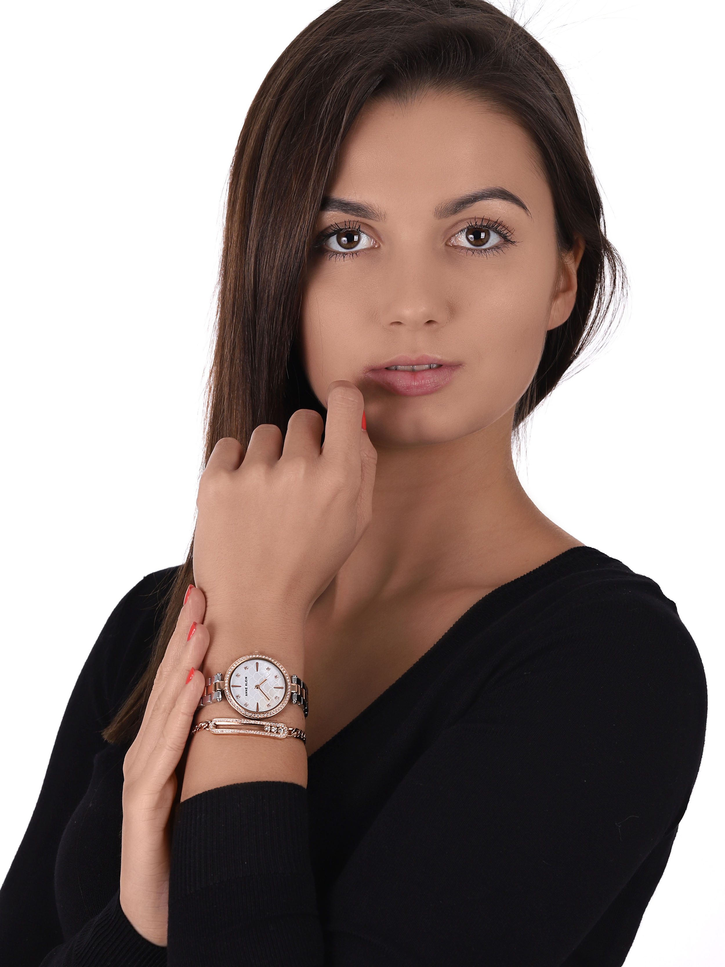 Anne Klein AK-3559RTST damski zegarek Bransoleta bransoleta - miniatura 2