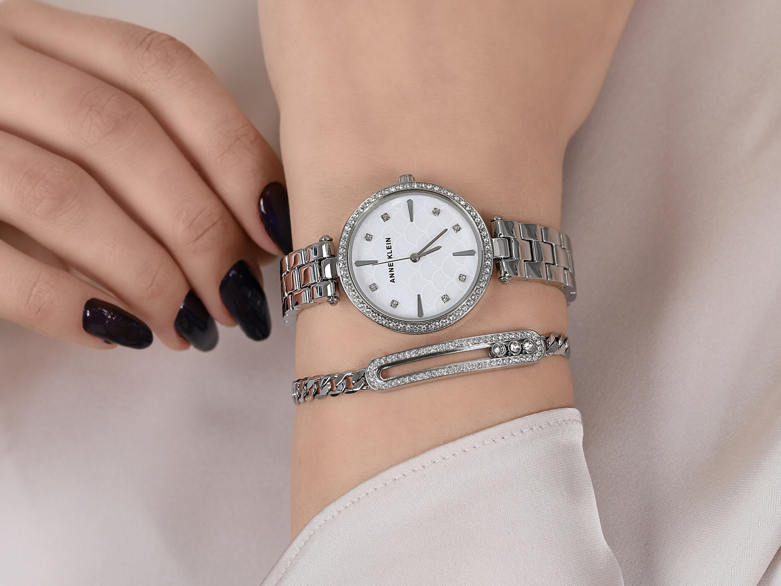 Anne Klein AK-3559SVST zegarek klasyczny Bransoleta - miniatura 4