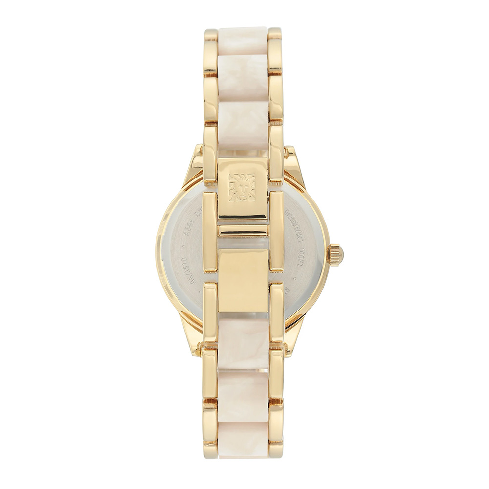 Anne Klein AK-3610GPWT zegarek złoty klasyczny Bransoleta bransoleta - miniatura 6