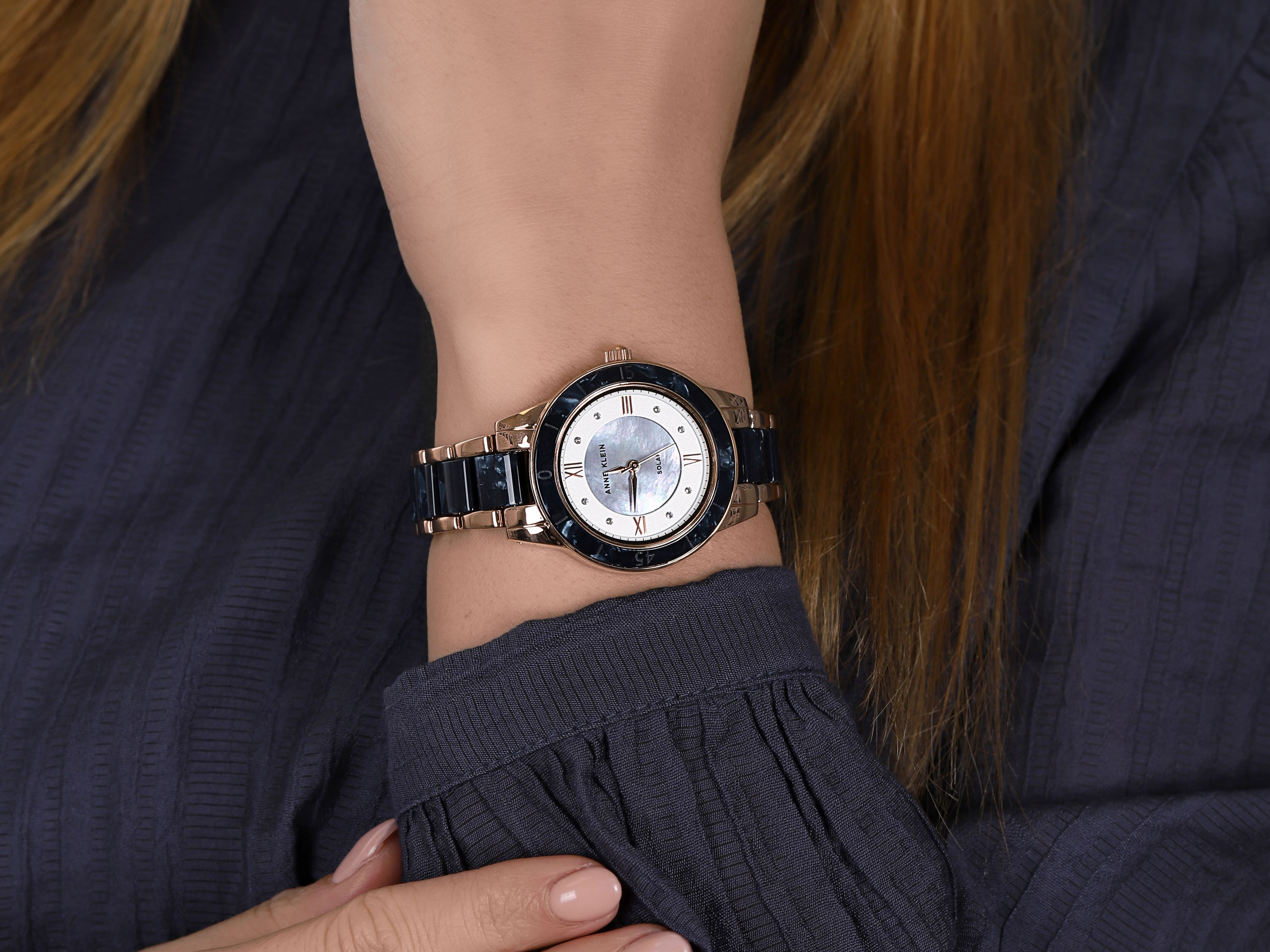 Anne Klein AK-3610RGNV zegarek klasyczny Bransoleta - miniatura 4