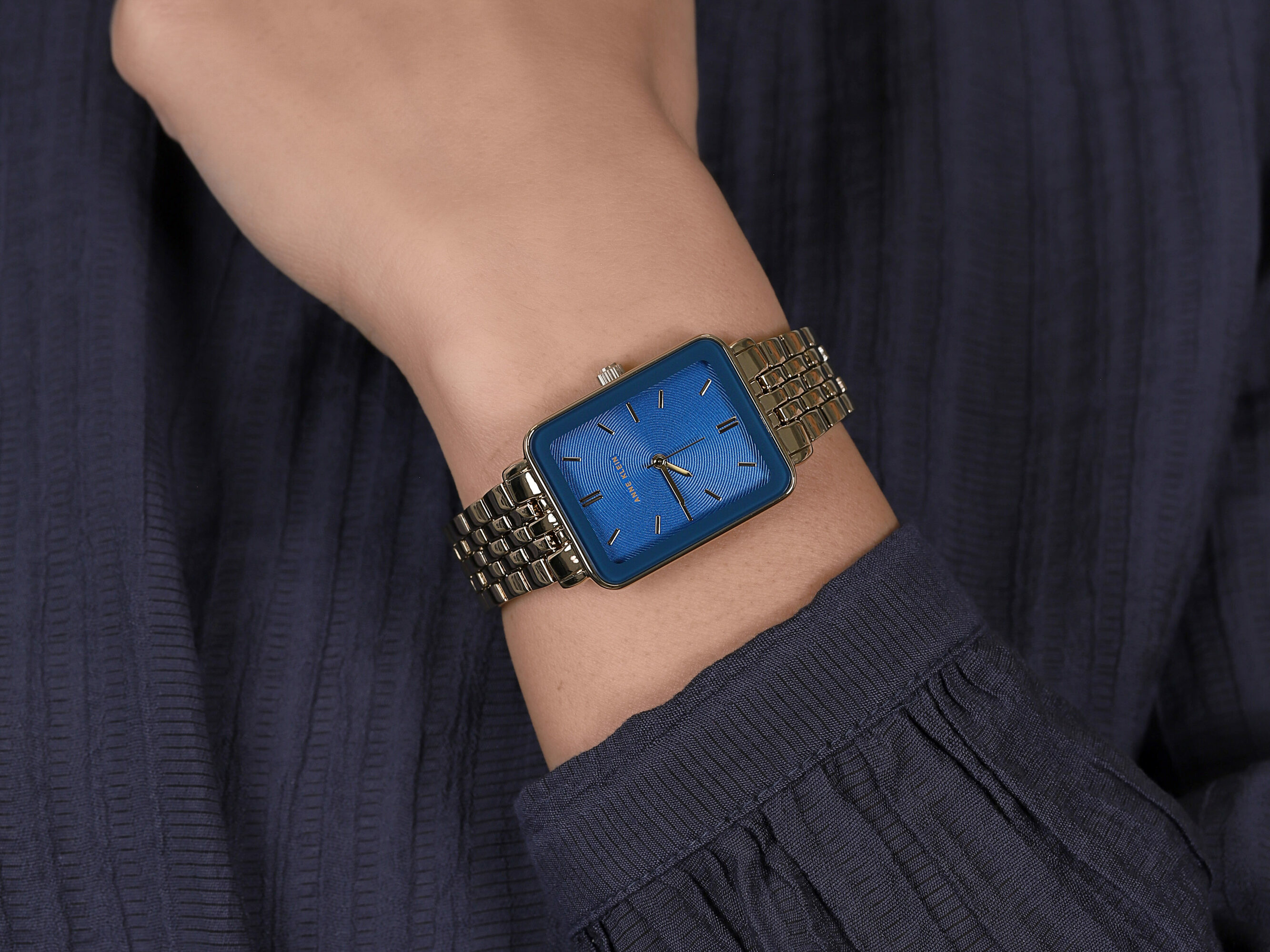 Anne Klein AK-3614BLGB zegarek damski Bransoleta - miniatura 4