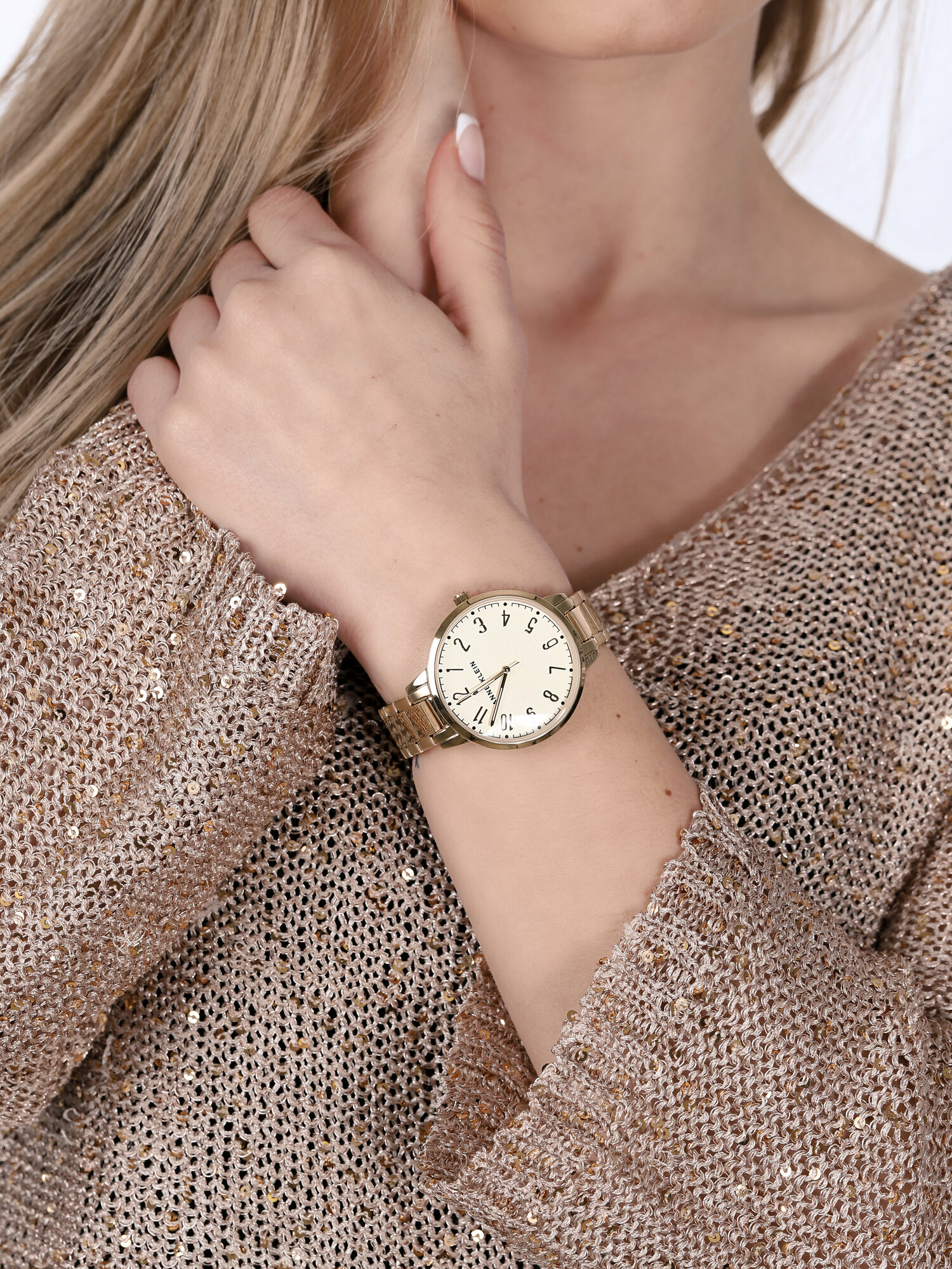 Anne Klein AK-3618CHGB damski zegarek Bransoleta bransoleta - miniatura 3