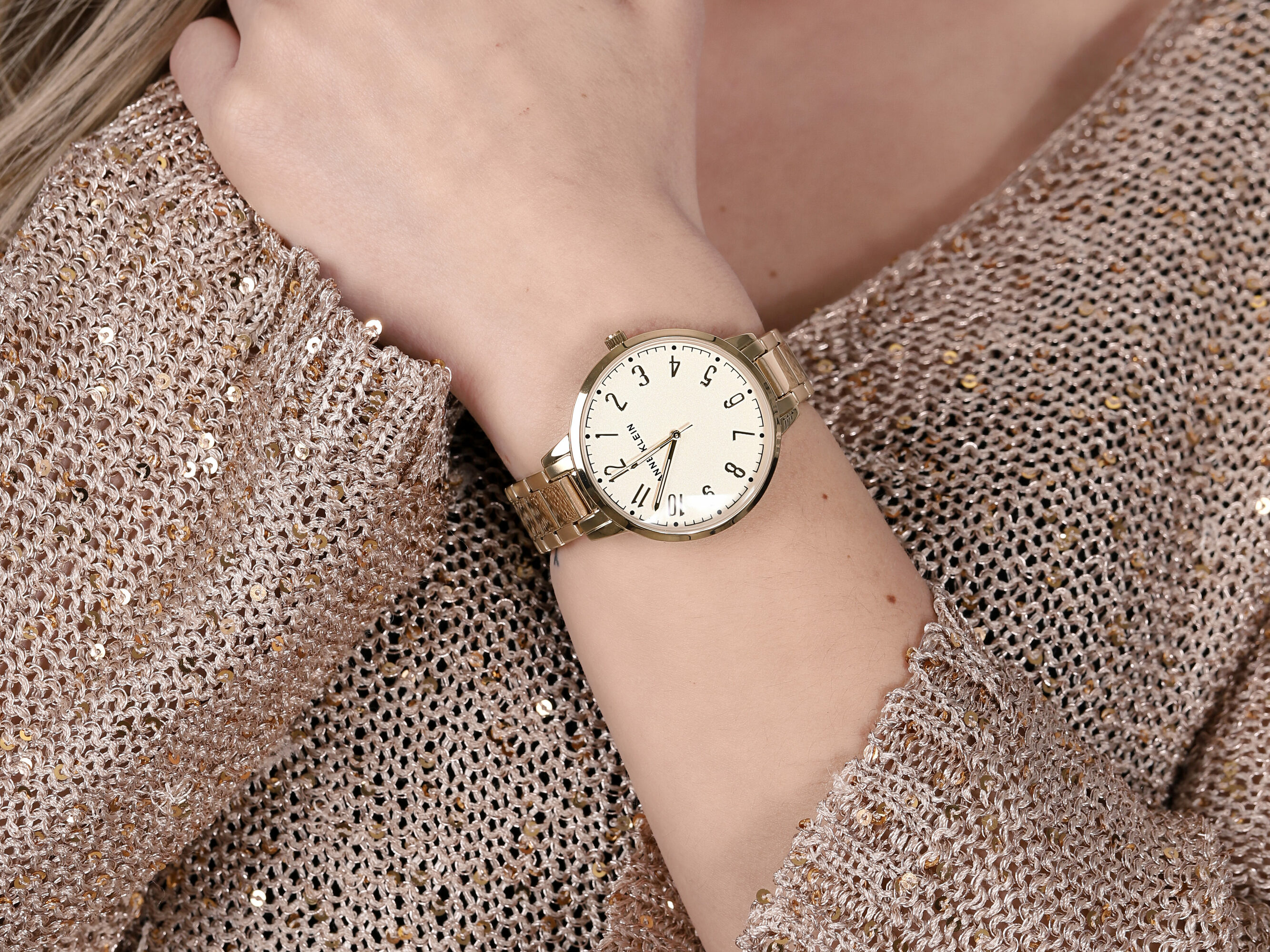 Anne Klein AK-3618CHGB zegarek damski Bransoleta - miniatura 4