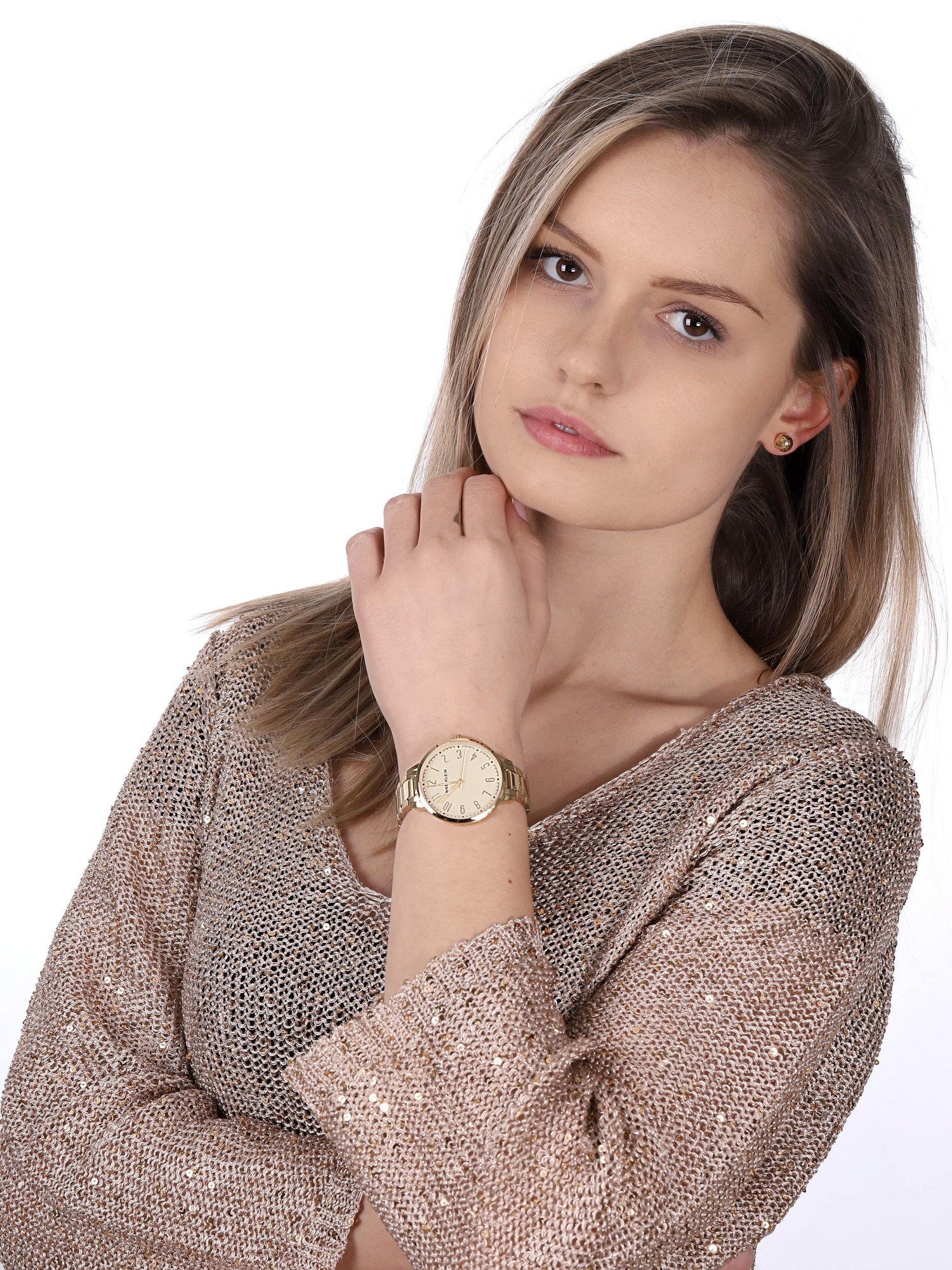 Anne Klein AK-3618CHGB zegarek klasyczny Bransoleta - miniatura 2