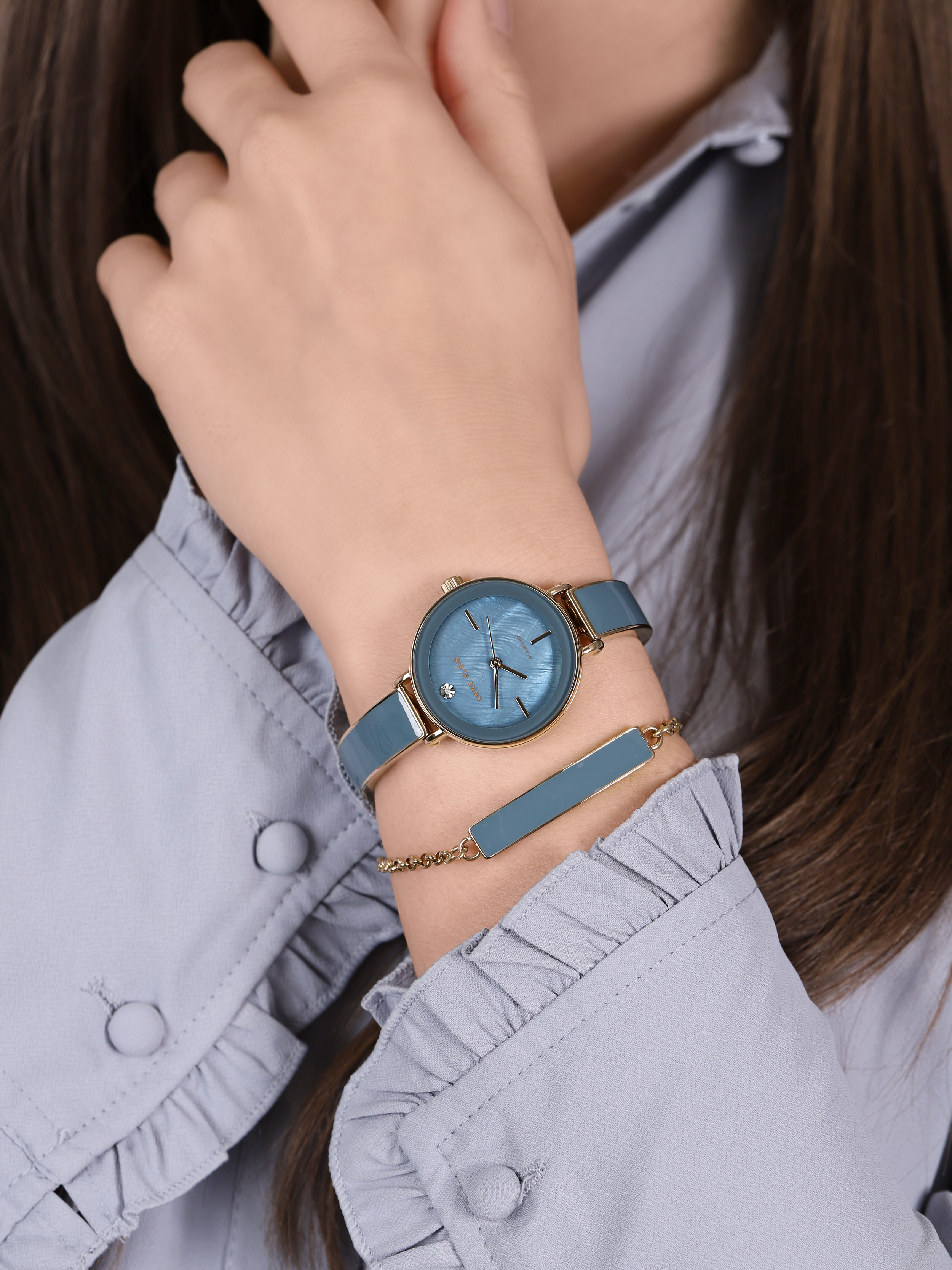 Anne Klein AK-3620BLST damski zegarek Bransoleta bransoleta - miniatura 3