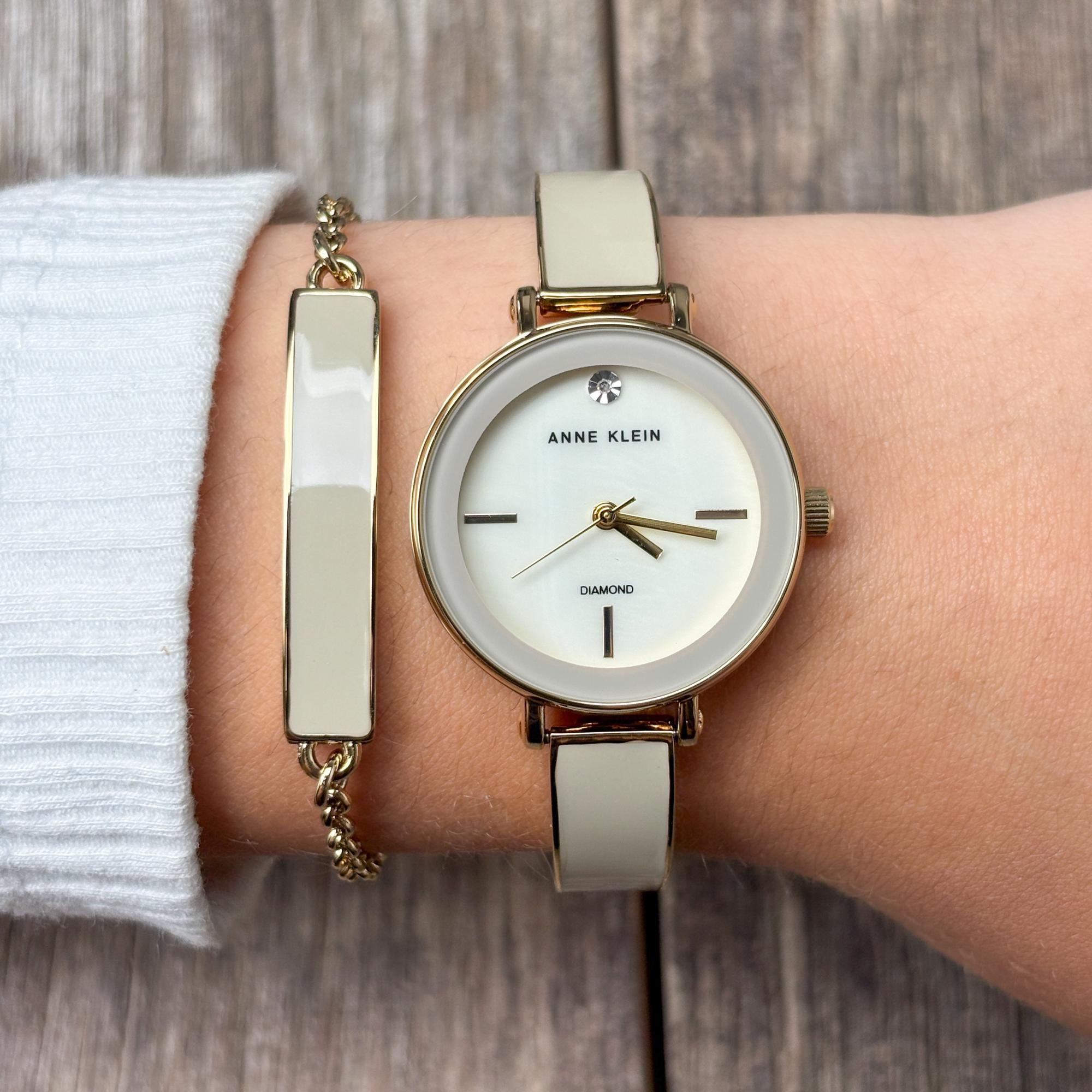 Anne Klein AK-3620CRST zegarek klasyczny Bransoleta - miniatura 4
