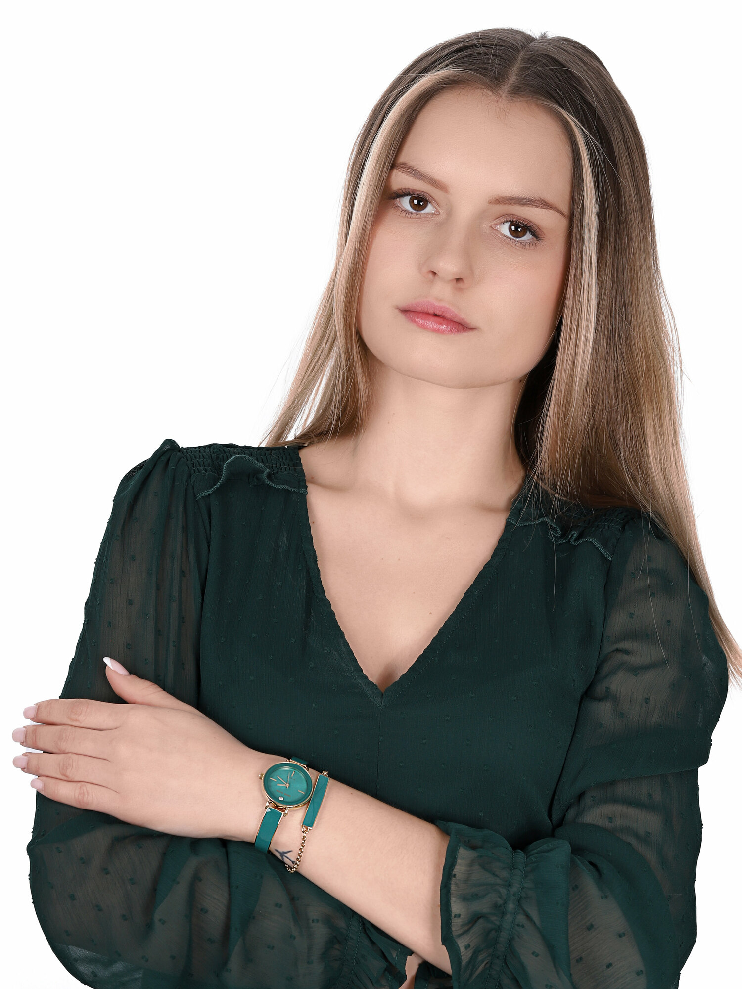 Anne Klein AK-3620GNST zegarek klasyczny Bransoleta - miniatura 2