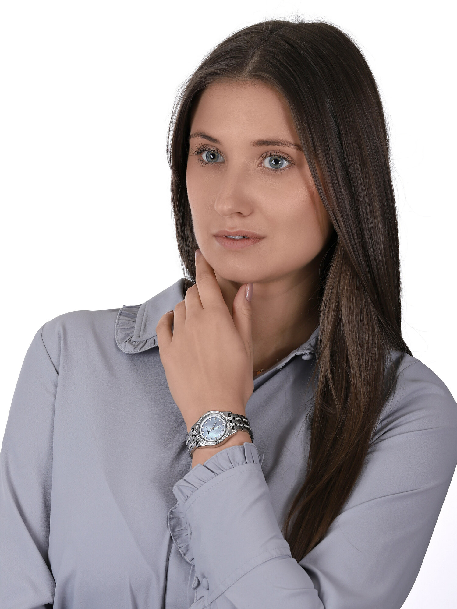 Anne Klein AK-3655MPSV zegarek damski Bransoleta - miniatura 2