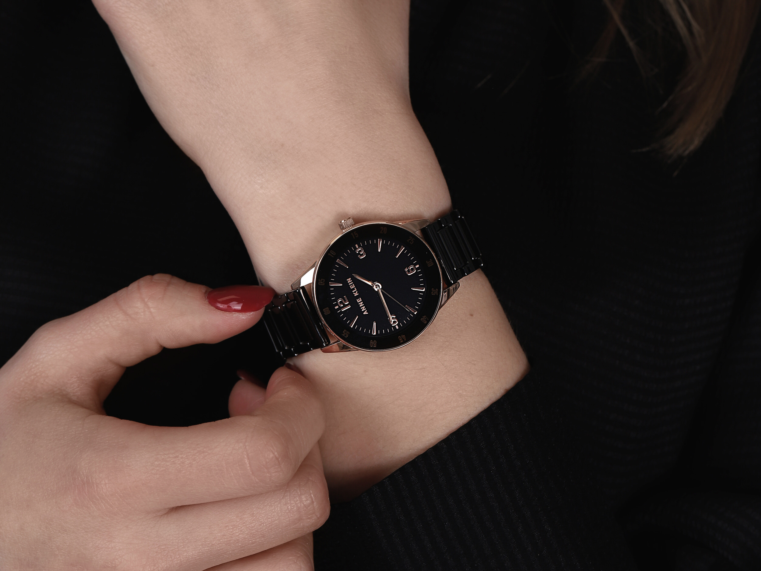 Anne Klein AK-3658RGBK zegarek klasyczny Bransoleta - miniatura 4