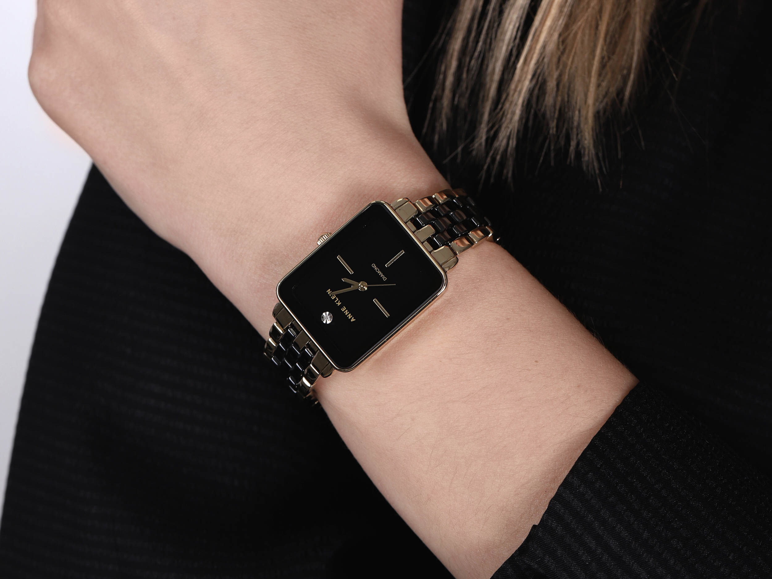 Anne Klein AK-3668BKGB zegarek złoty fashion/modowy Bransoleta bransoleta - miniatura 4