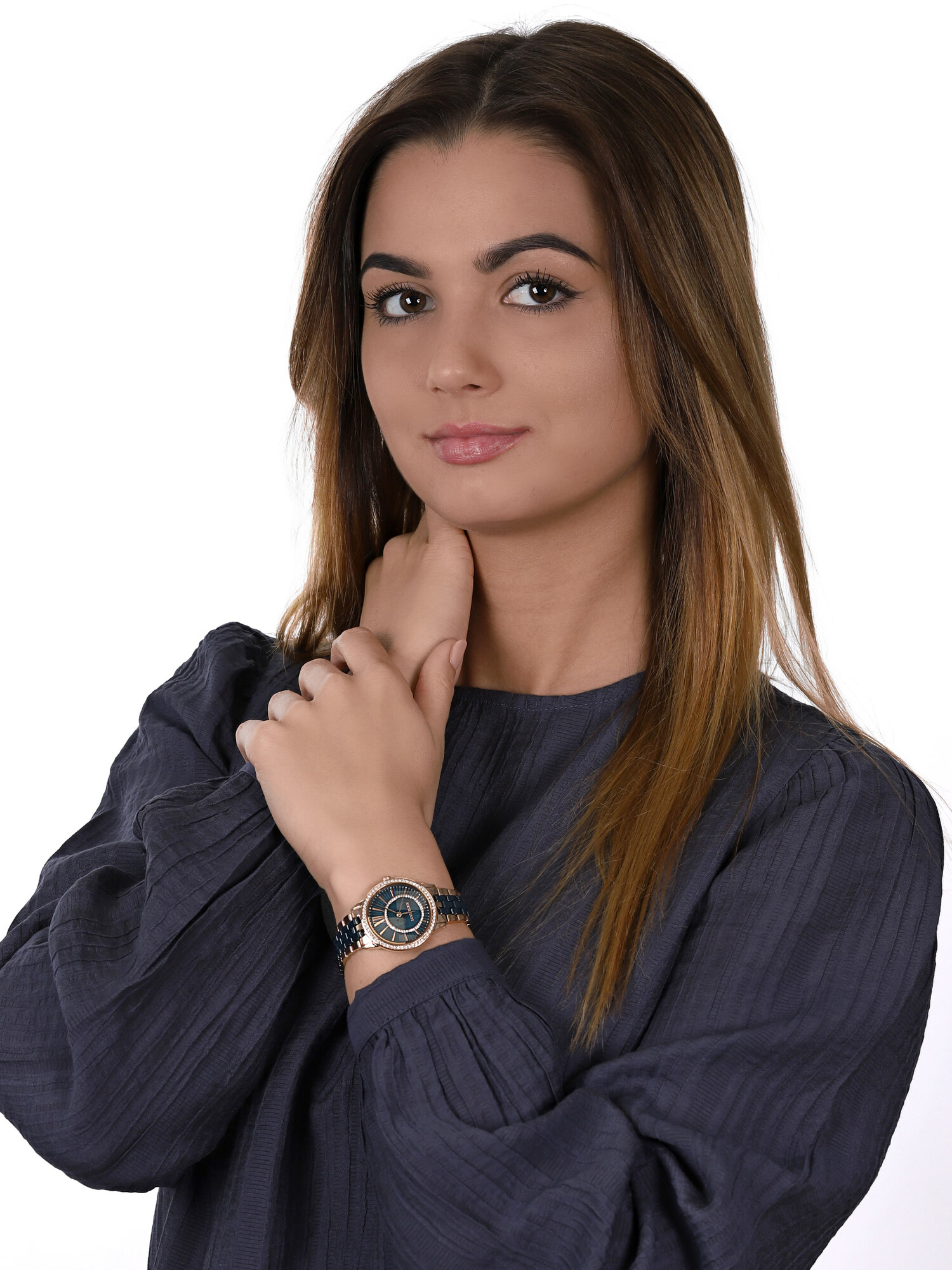 Anne Klein AK-3672NVRG zegarek różowe złoto fashion/modowy Bransoleta bransoleta - miniatura 2