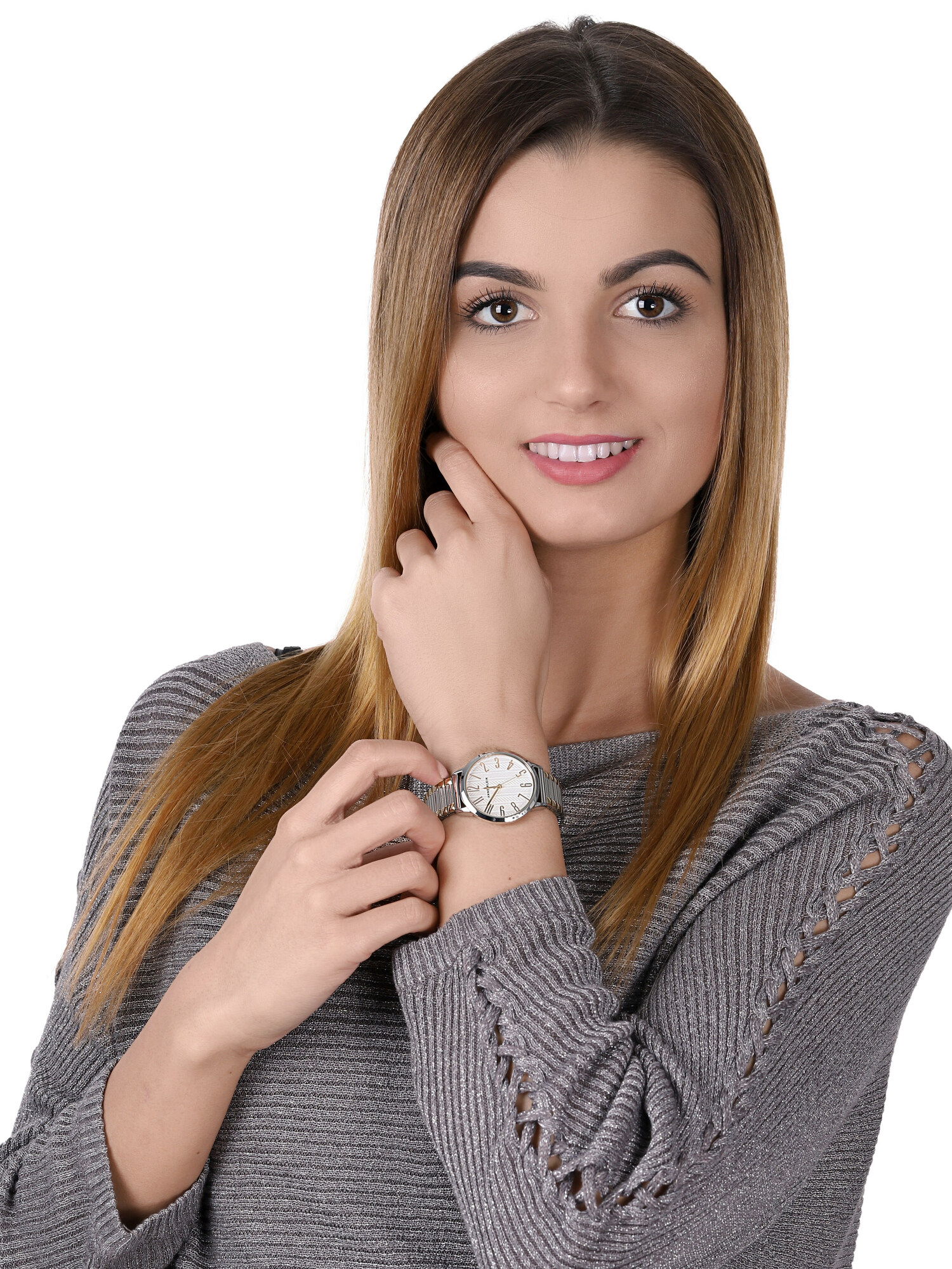 Anne Klein AK-3685SVTT zegarek damski Bransoleta - miniatura 2