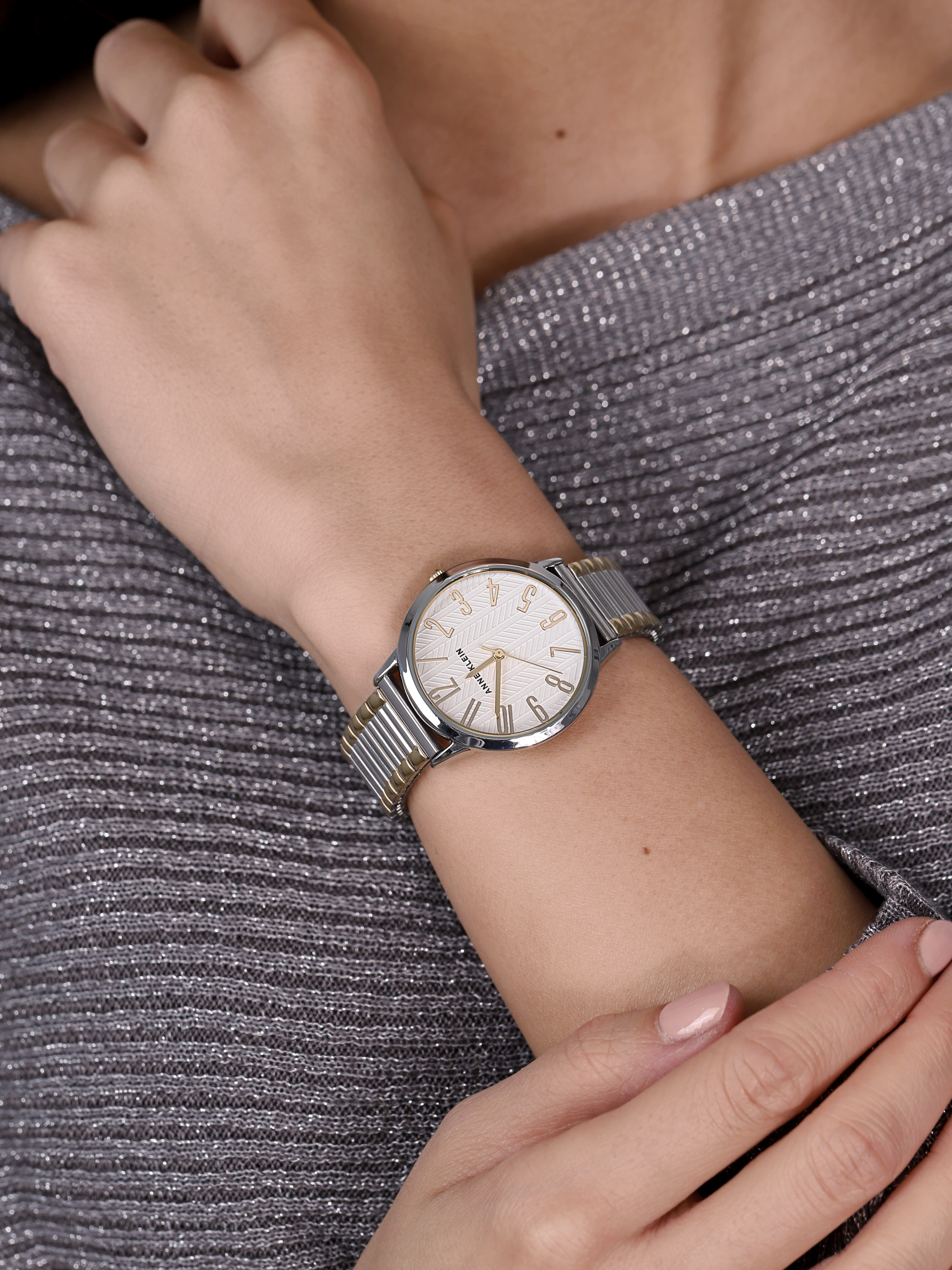 Anne Klein AK-3685SVTT zegarek klasyczny Bransoleta - miniatura 3