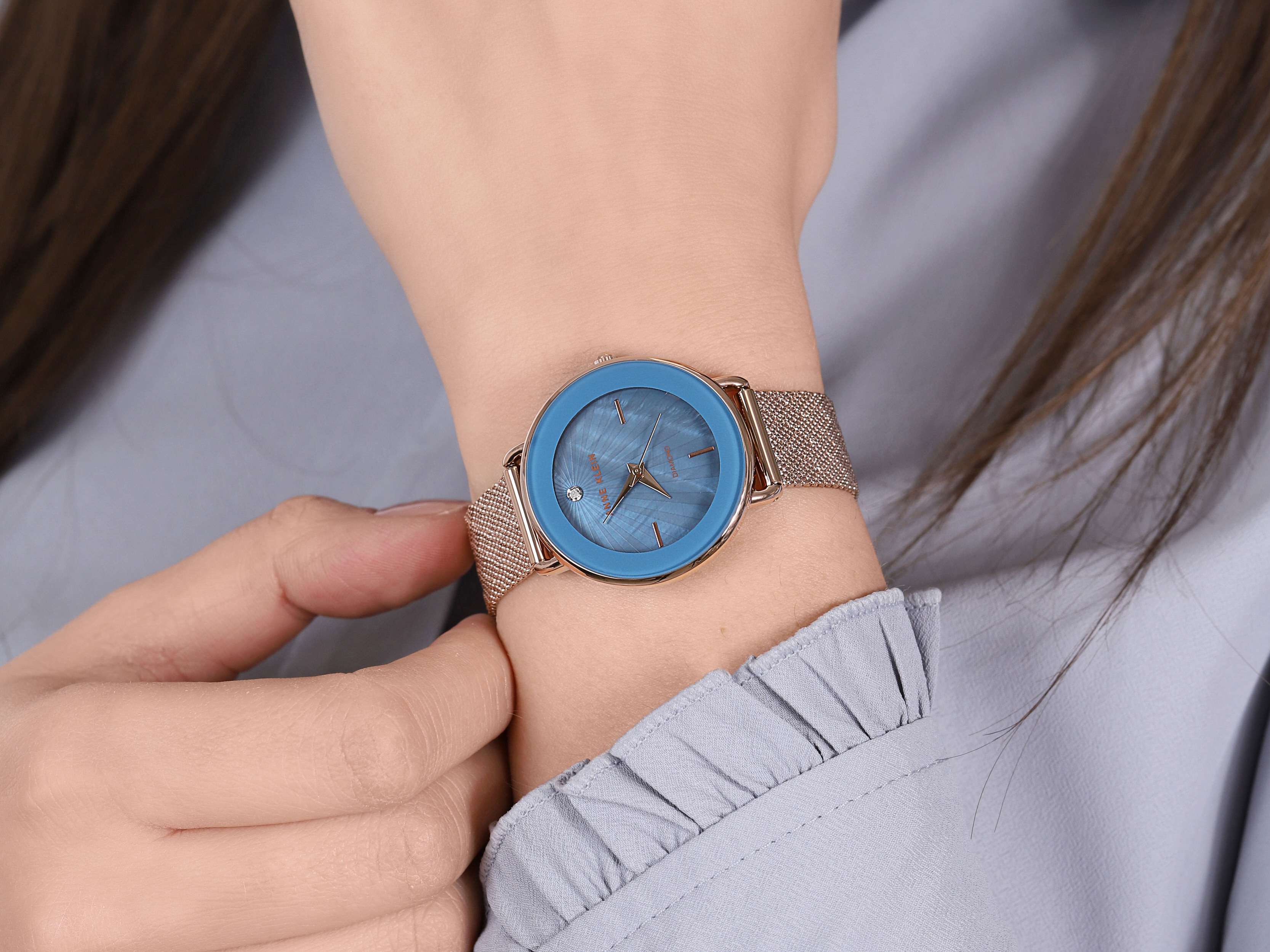 Anne Klein AK-3686NVRG zegarek fashion/modowy Bransoleta - miniatura 4