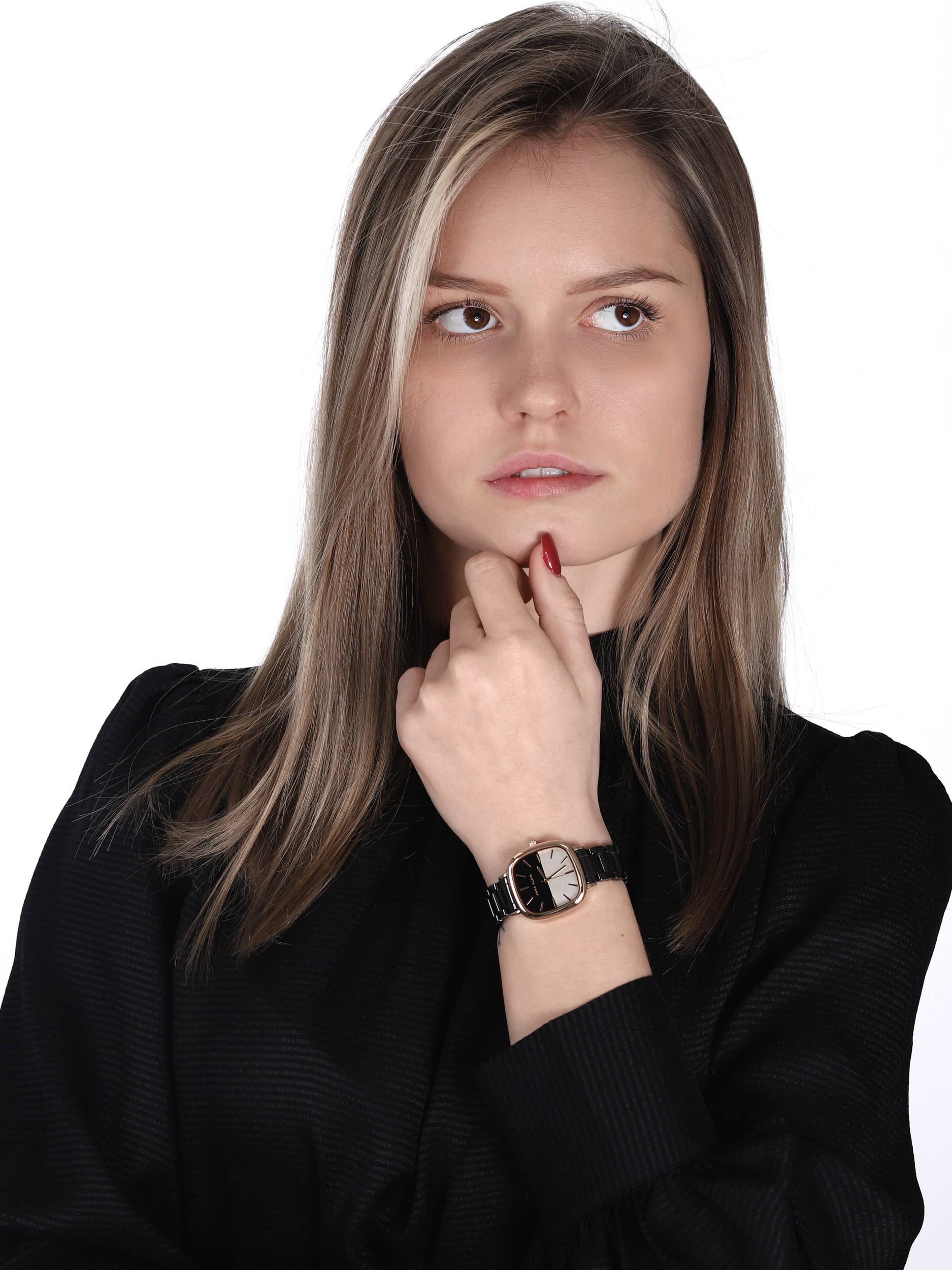 Anne Klein AK-3704RGBK zegarek klasyczny Pasek - miniatura 2